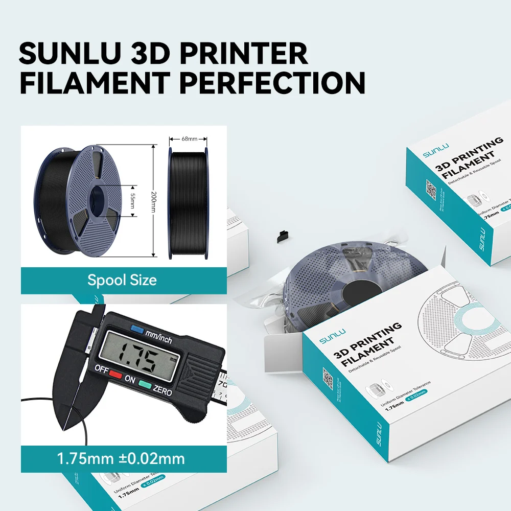 SUNLU PLA 3D Printer Filament 1KG