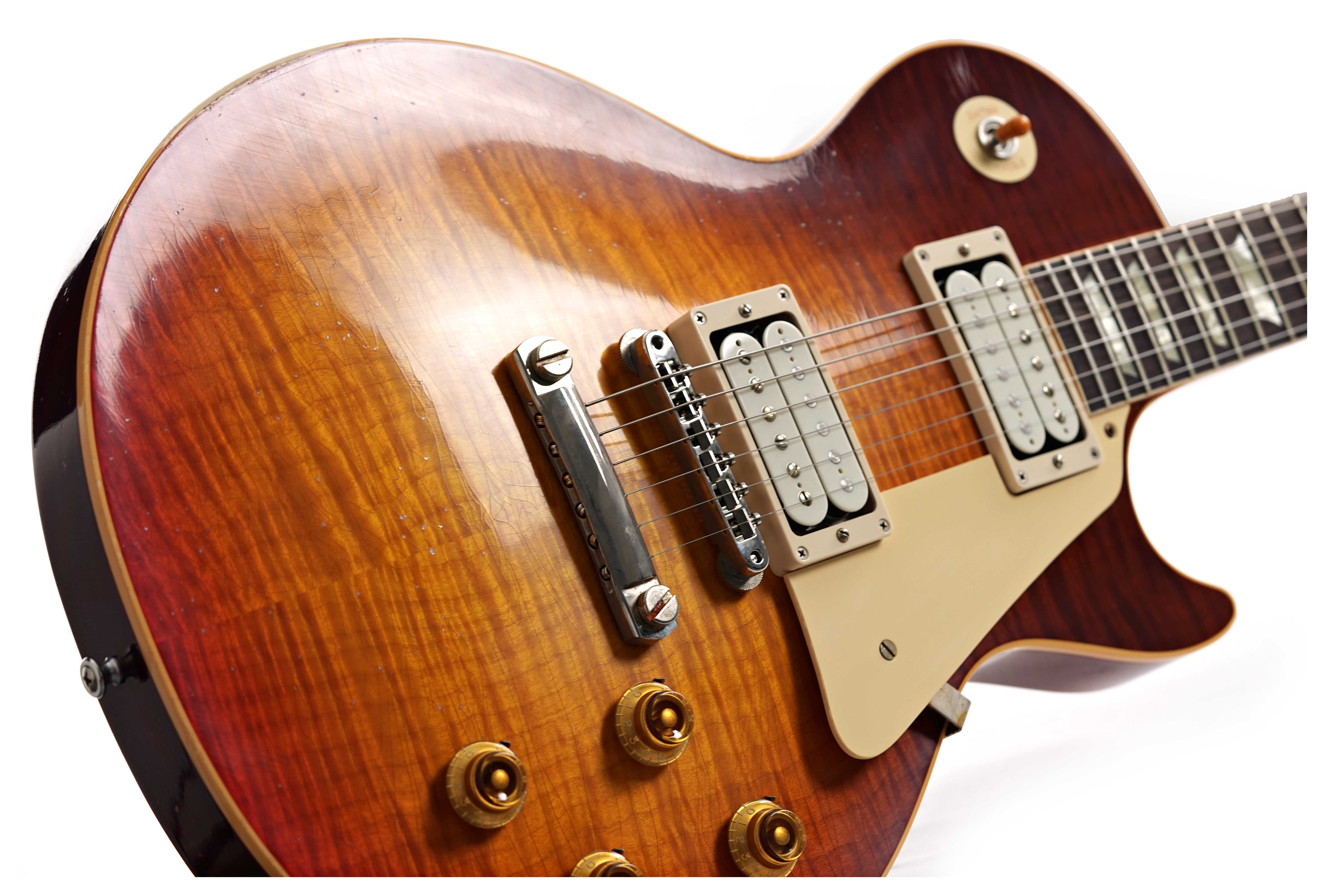 GUITARGUITAR Gibson Custom Shop Made 2 Measure 1959 Les Paul Standard Double White Royal Teaburst Murphy Lab Light Aged #943721