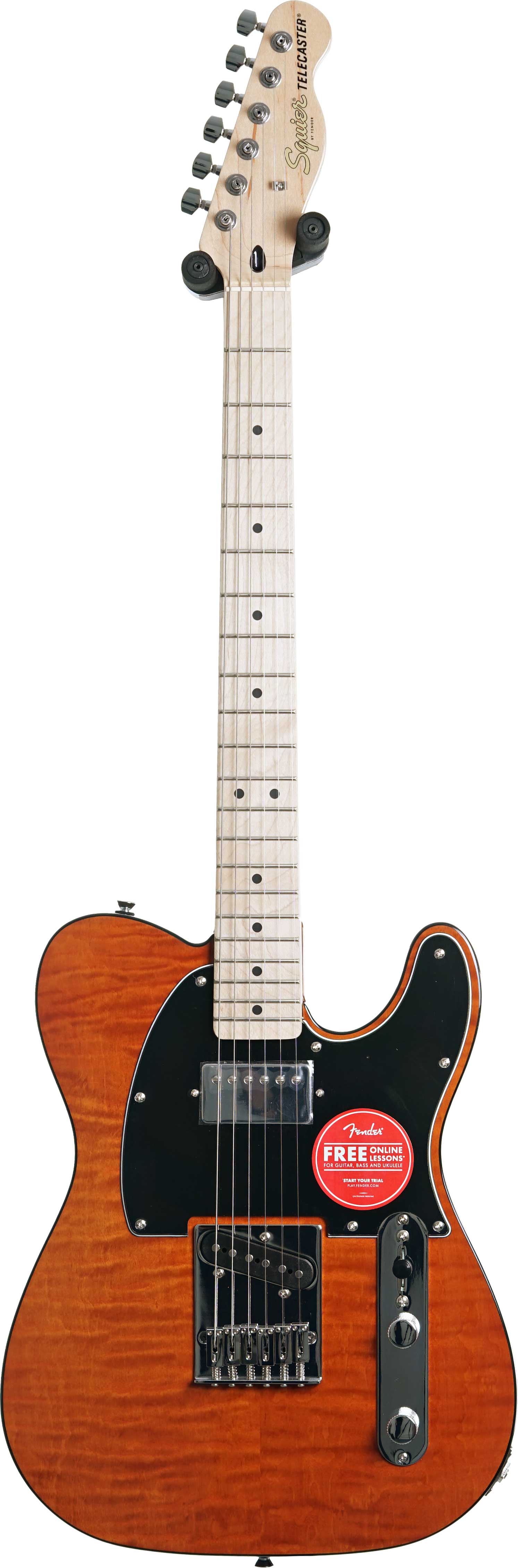 GUITARGUITAR Squier Affinity Series Telecaster FMT SH Black Pickguard Mocha Maple Fingerboard