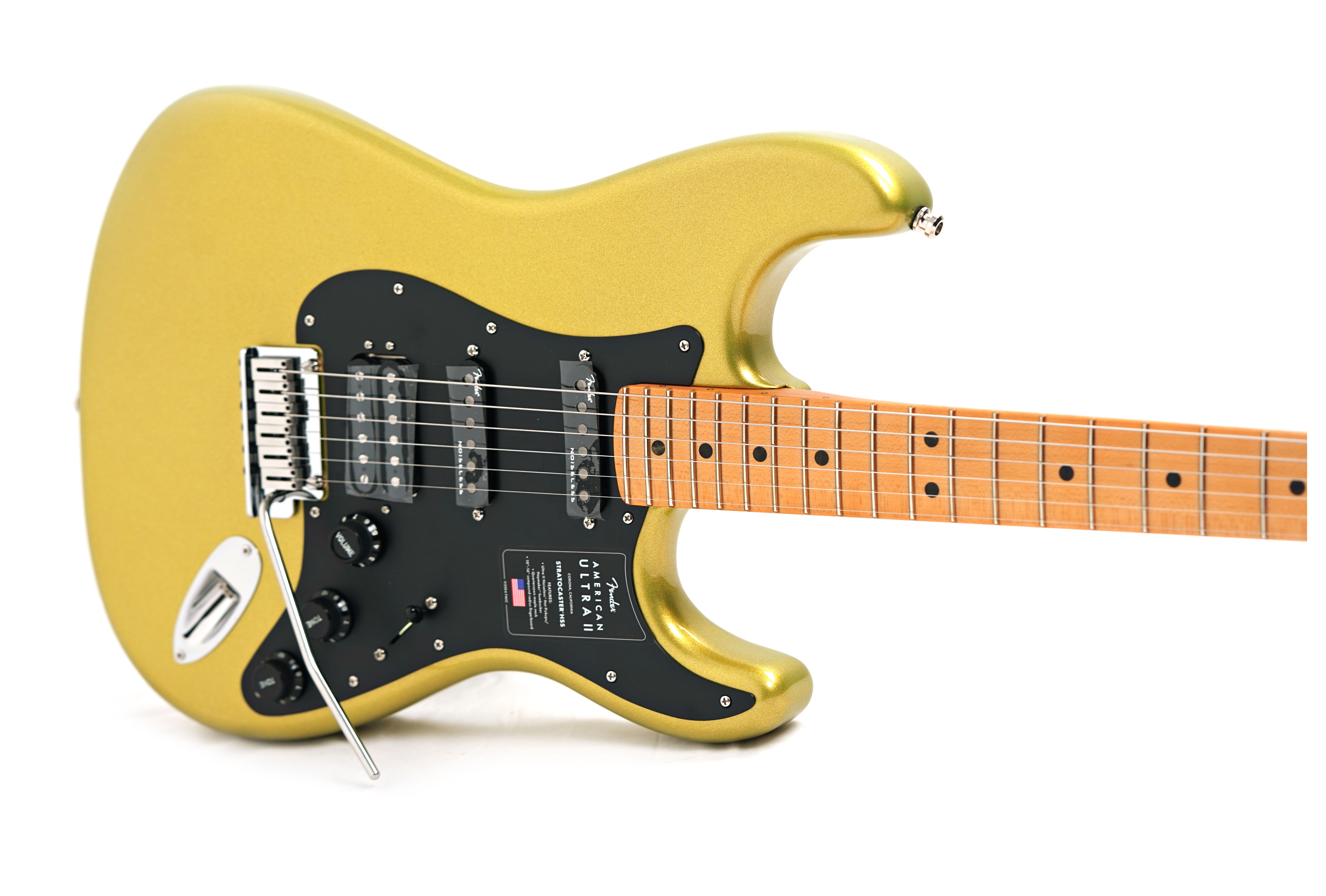 GUITARGUITAR Fender American Ultra II Stratocaster HSS Maple Fingerboard Solar Flare #US240043285