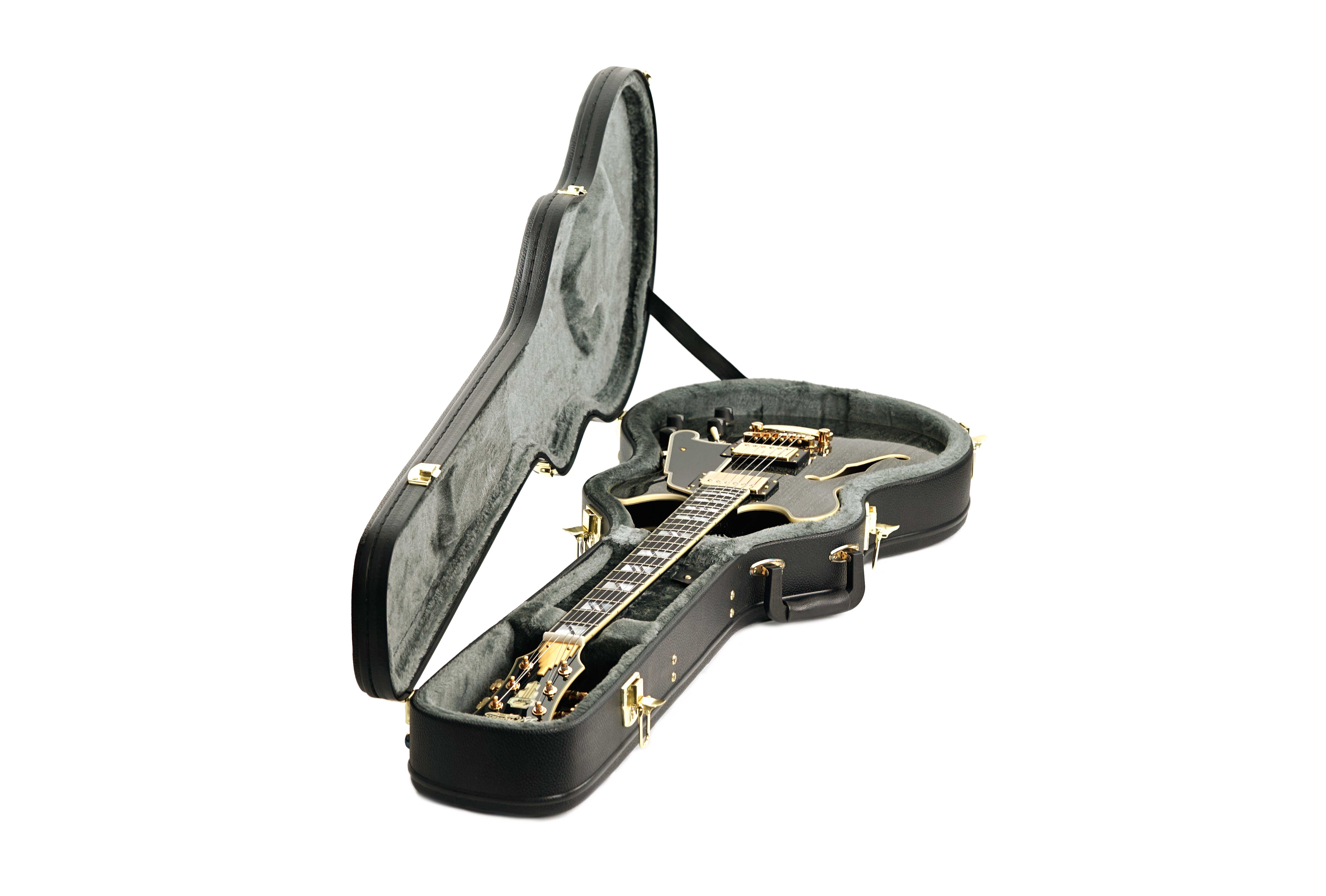 GUITARGUITAR D'Angelico Excel Mini DC Stop-Bar Black Dog