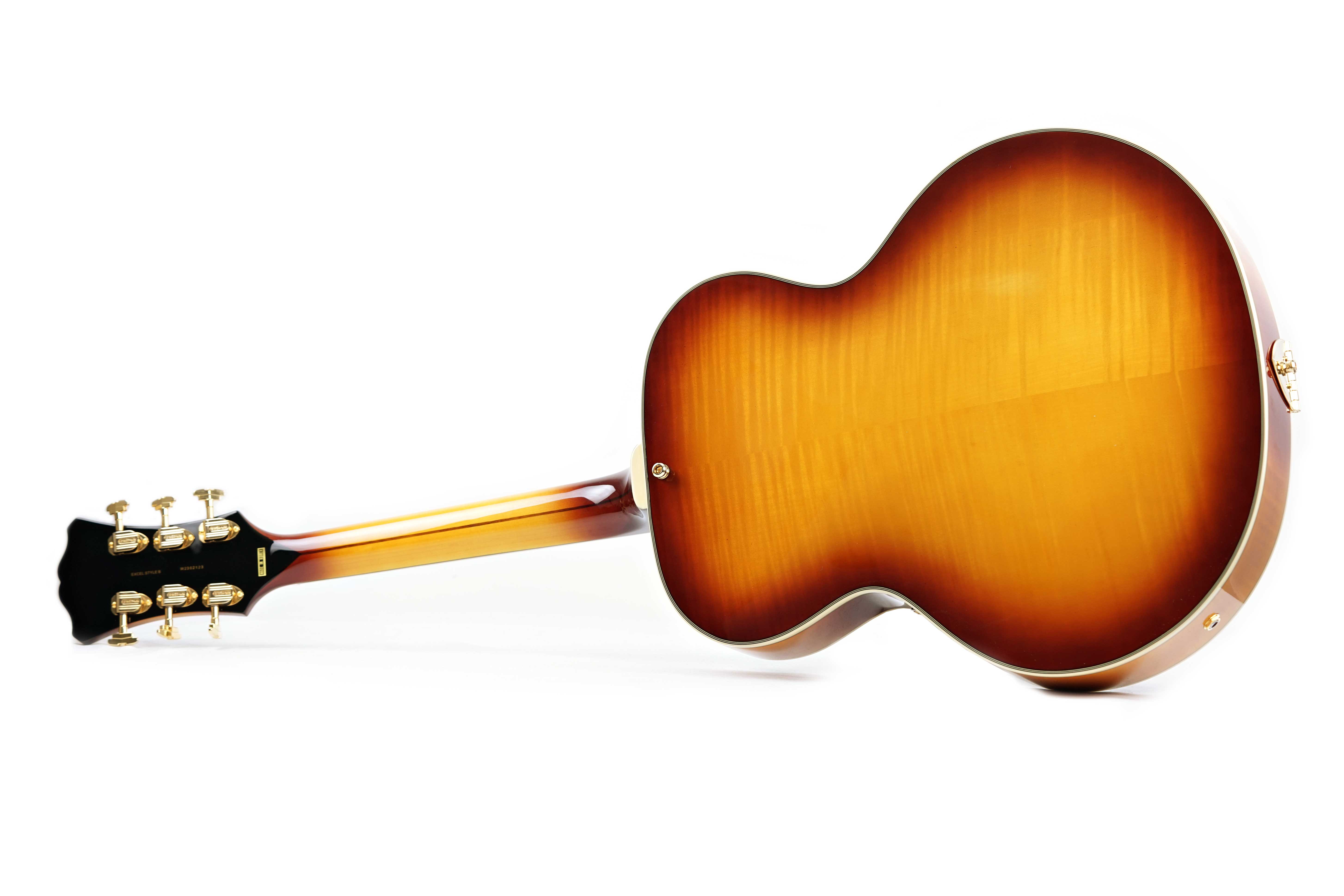 GUITARGUITAR D'Angelico Excel Style B Archtop Hollow Body Dark Iced Tea Burst