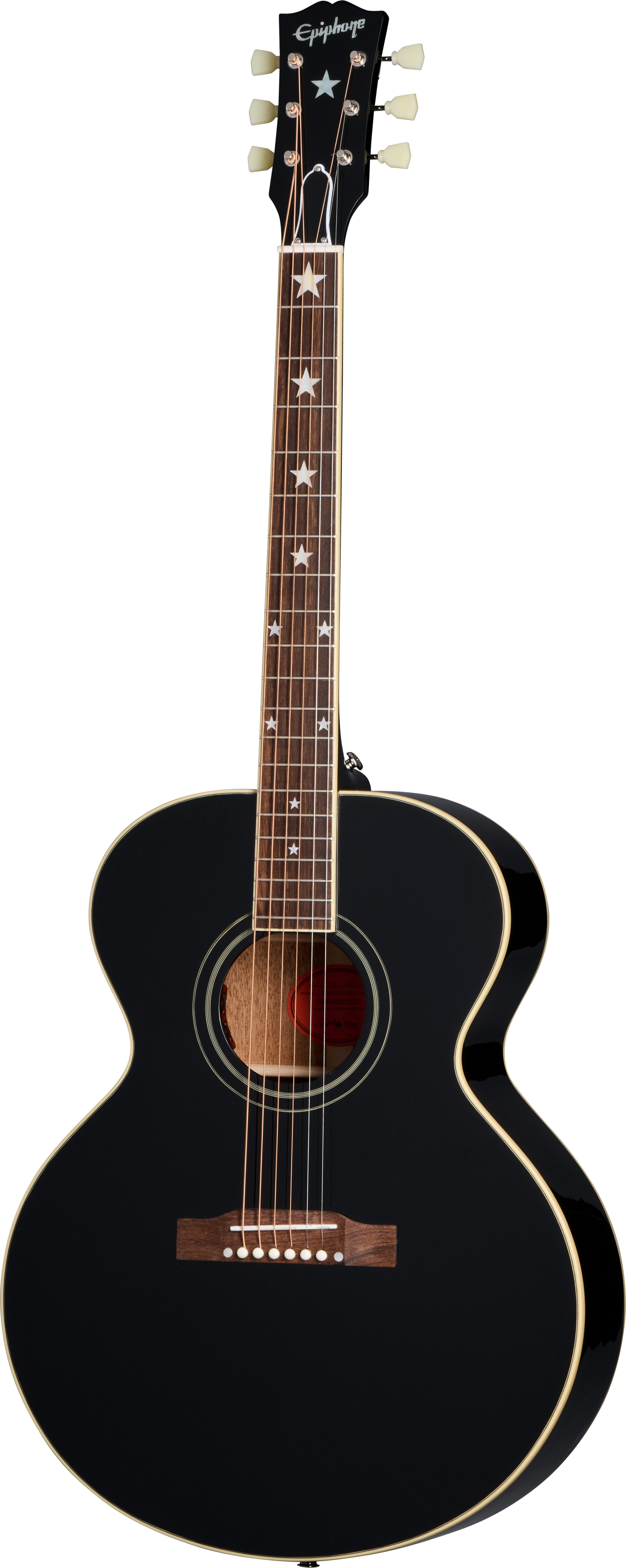 GUITARGUITAR Epiphone Inspired by Gibson J-180 LS Ebony
