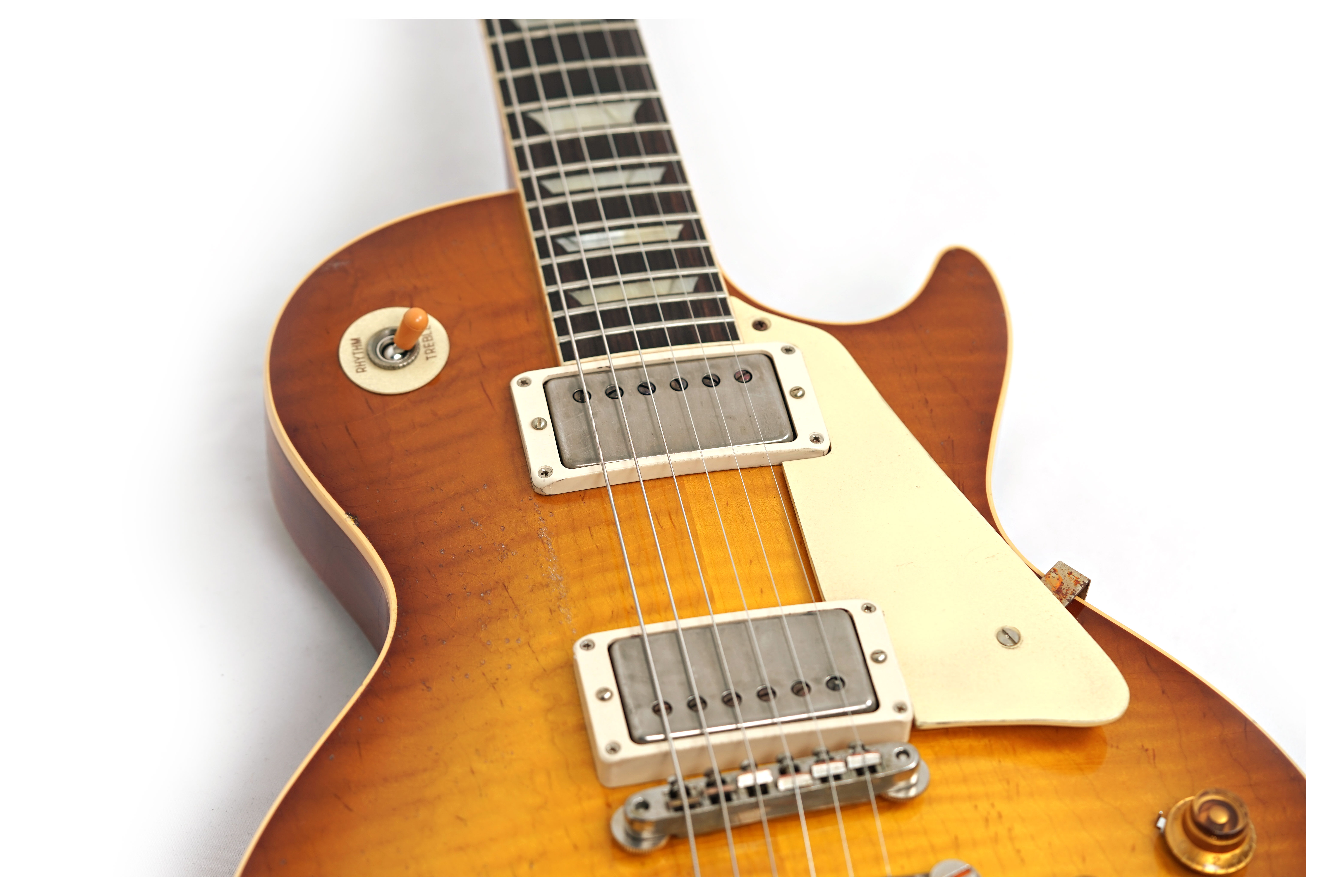 GUITARGUITAR Gibson Custom Shop Murphy Lab 1959 Les Paul Standard Reissue Heavy Aged Golden Poppy Burst #943458