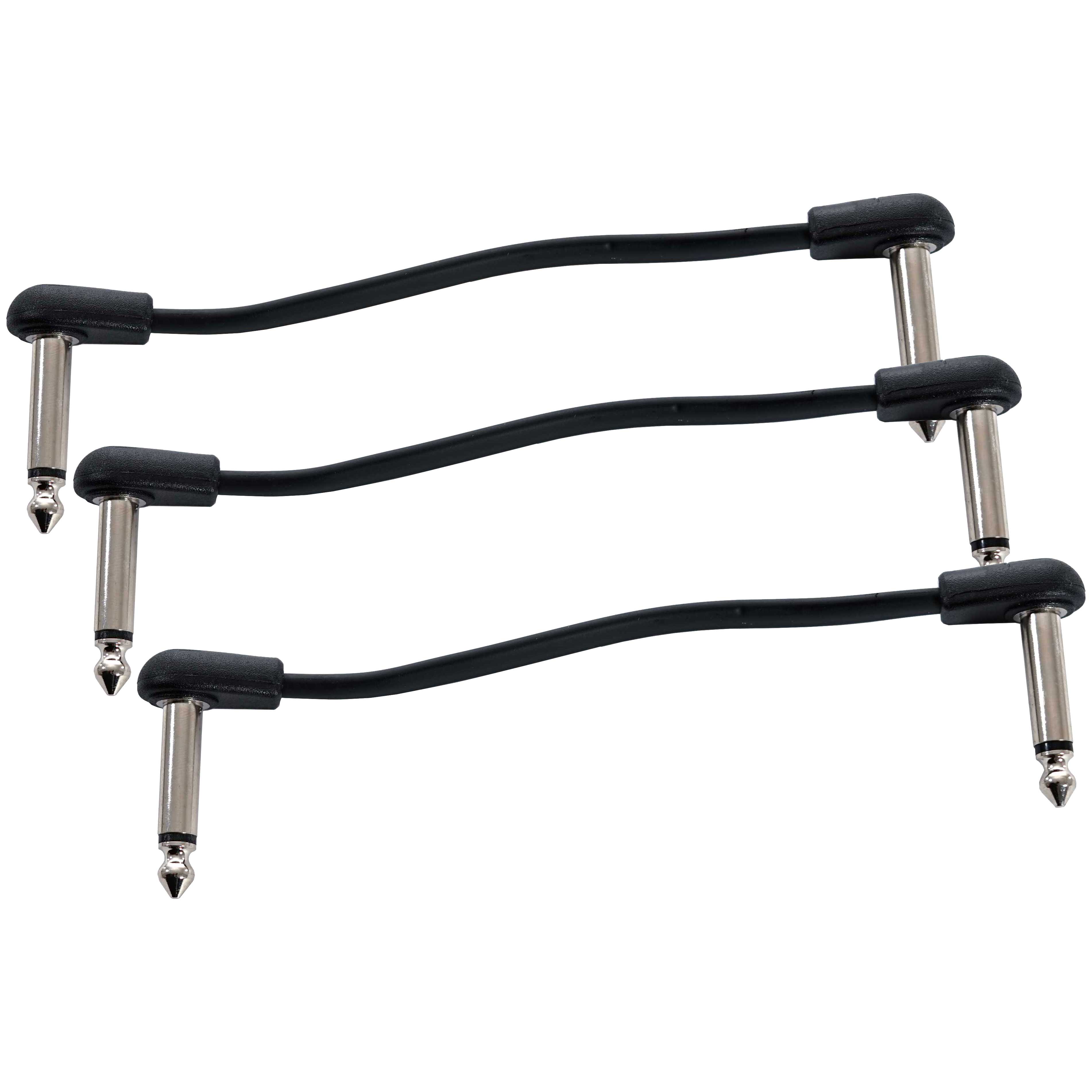 GUITARGUITAR Ordo 3 for 2 - Right Angle Flat Patch Cables 10cm