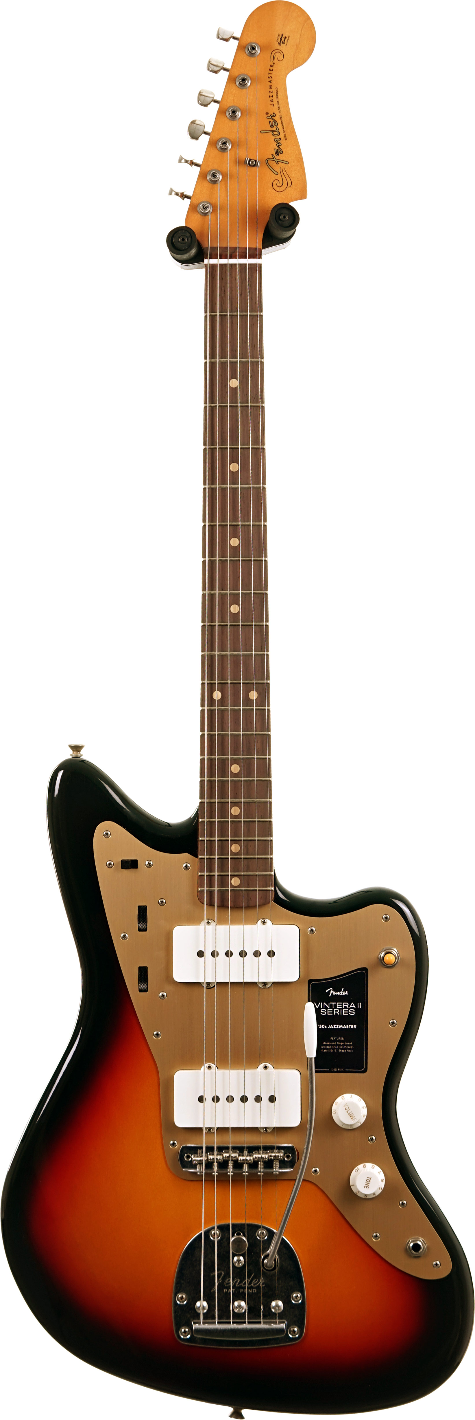 GUITARGUITAR Fender Limited Edition Vintera II Road Worn '50s Jazzmaster Rosewood Fingerboard 3-Colour Sunburst #MX25156014
