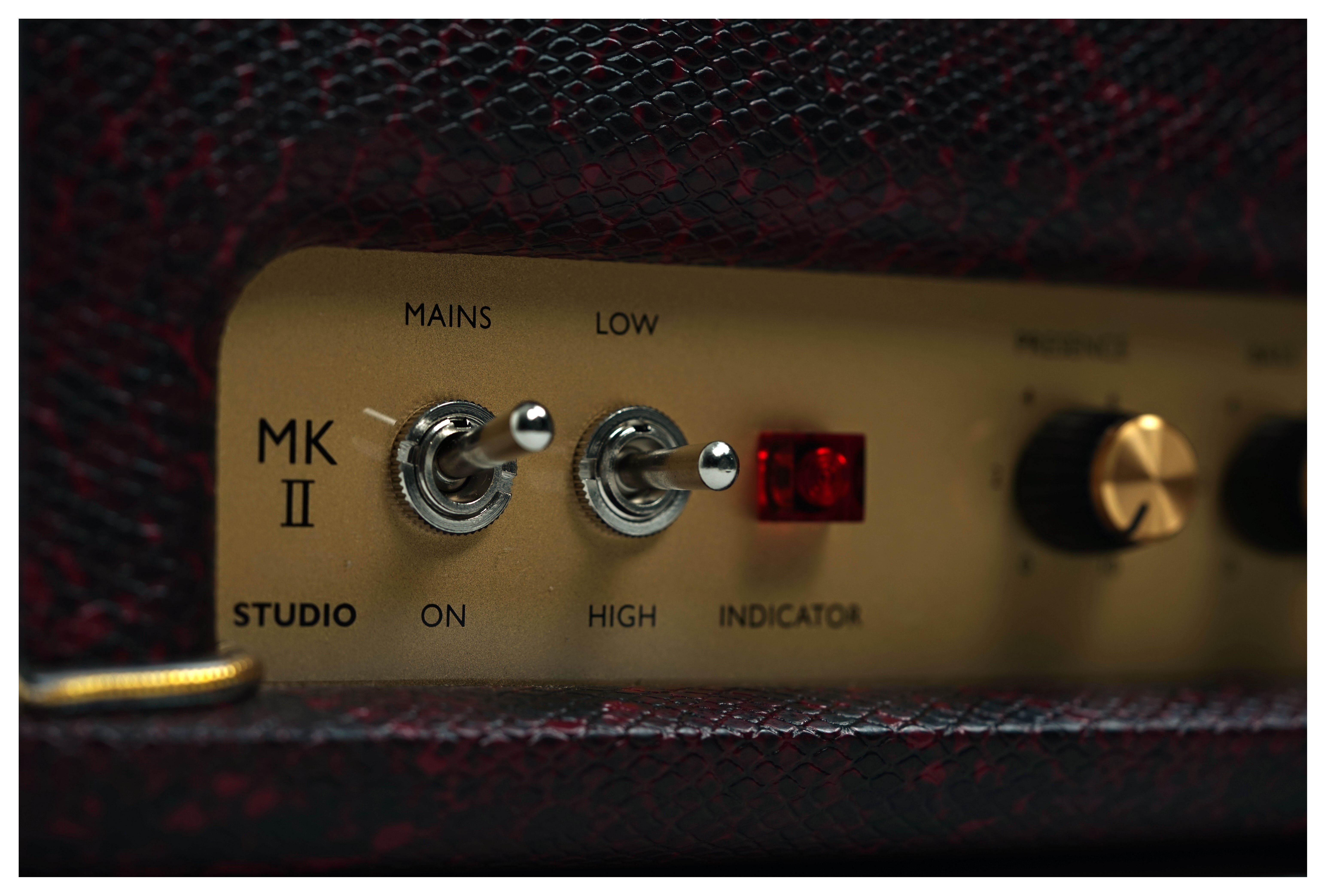 GUITARGUITAR Marshall Design Store SV20H Studio Vintage Valve Amp Head Burgundy Snakeskin
