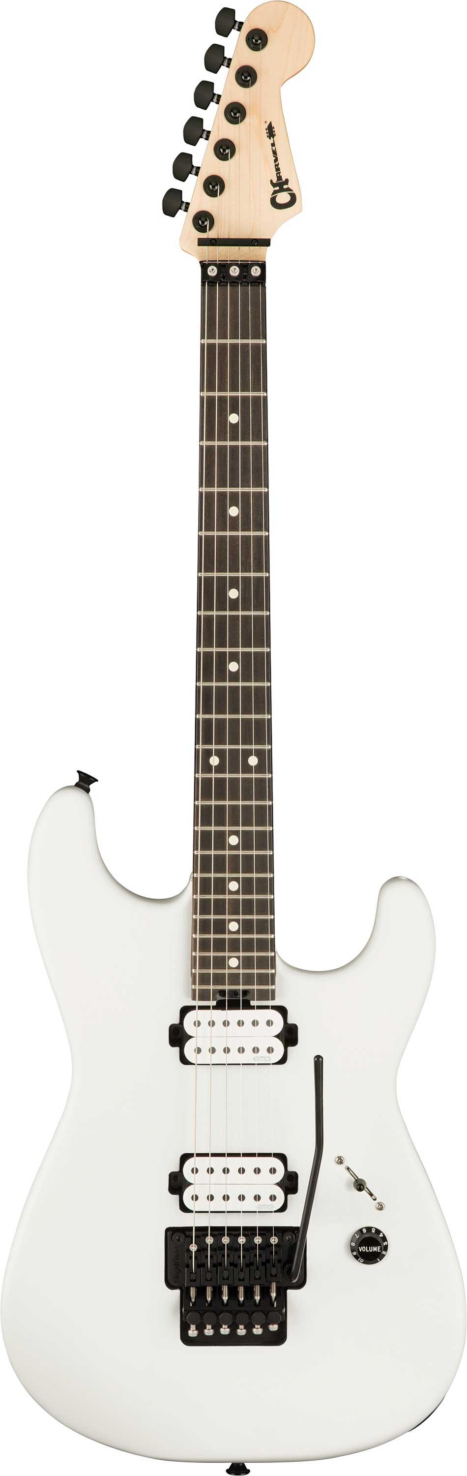 GUITARGUITAR Charvel Jim Root Signature Pro-Mod San Dimas Style 1 HH FR E Ebony Fingerboard Satin White