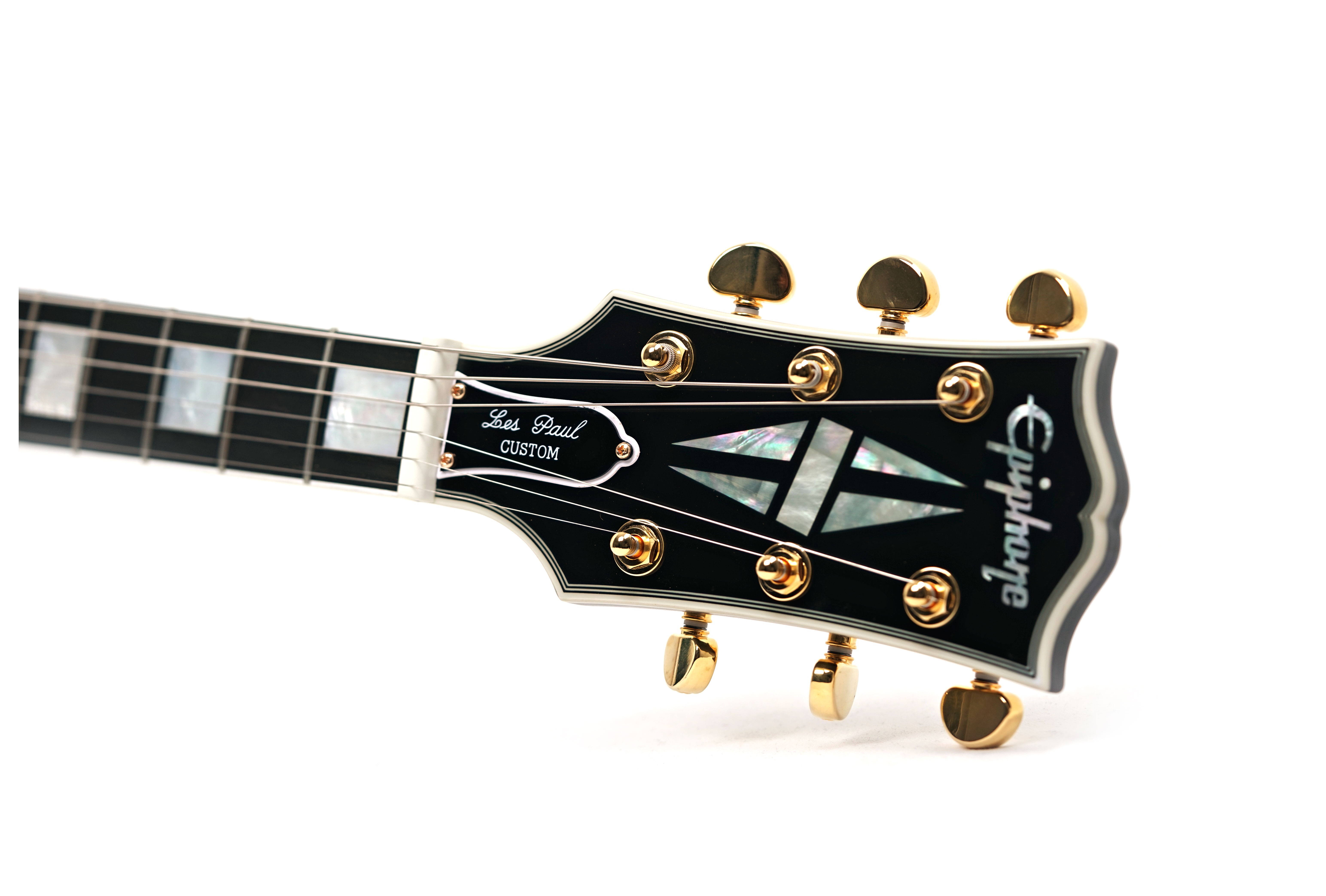 GUITARGUITAR Epiphone Inspired by Gibson Les Paul Custom Quilt Cobra Burst