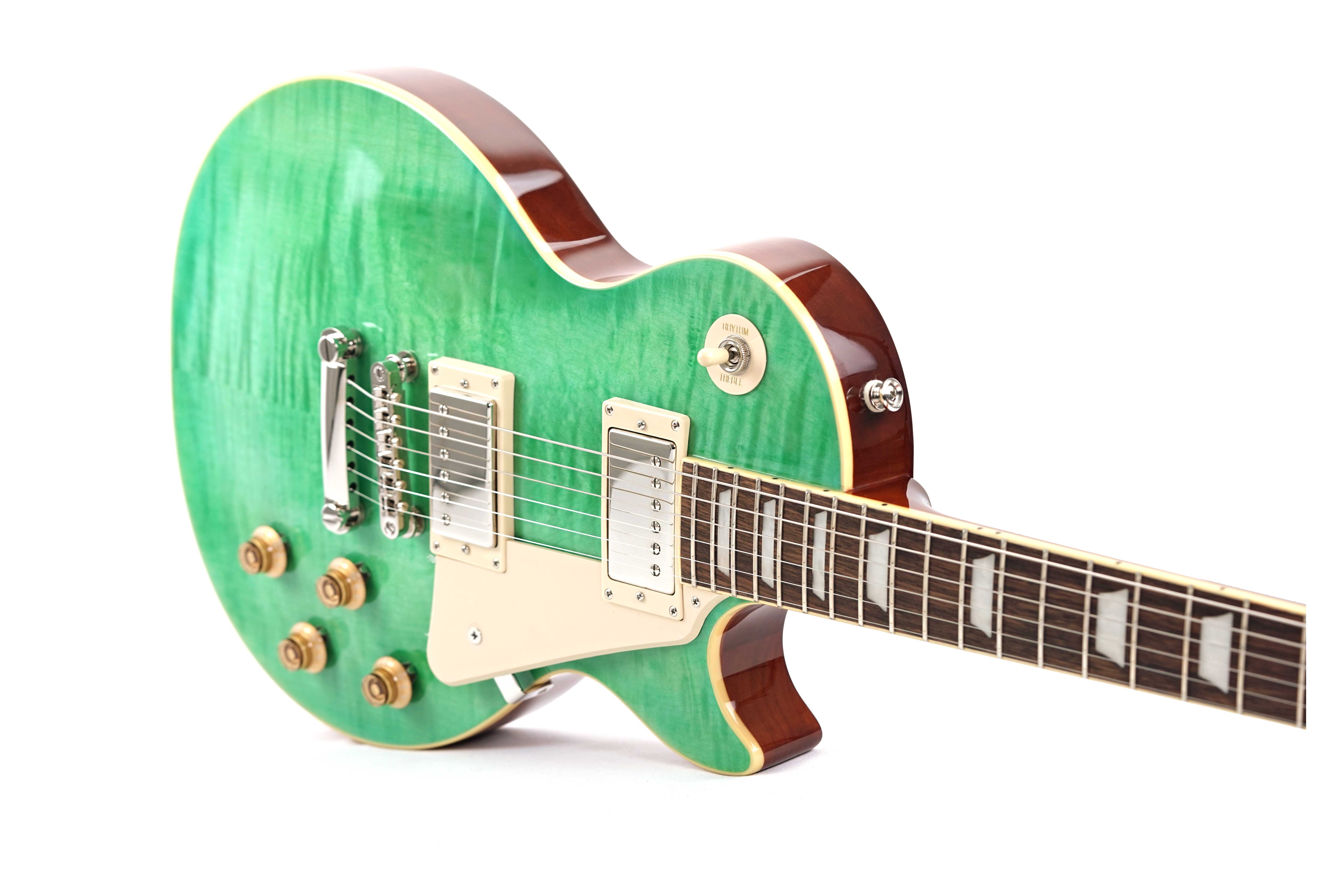 GUITARGUITAR Epiphone Les Paul Standard 50s Figured Seafoam Green