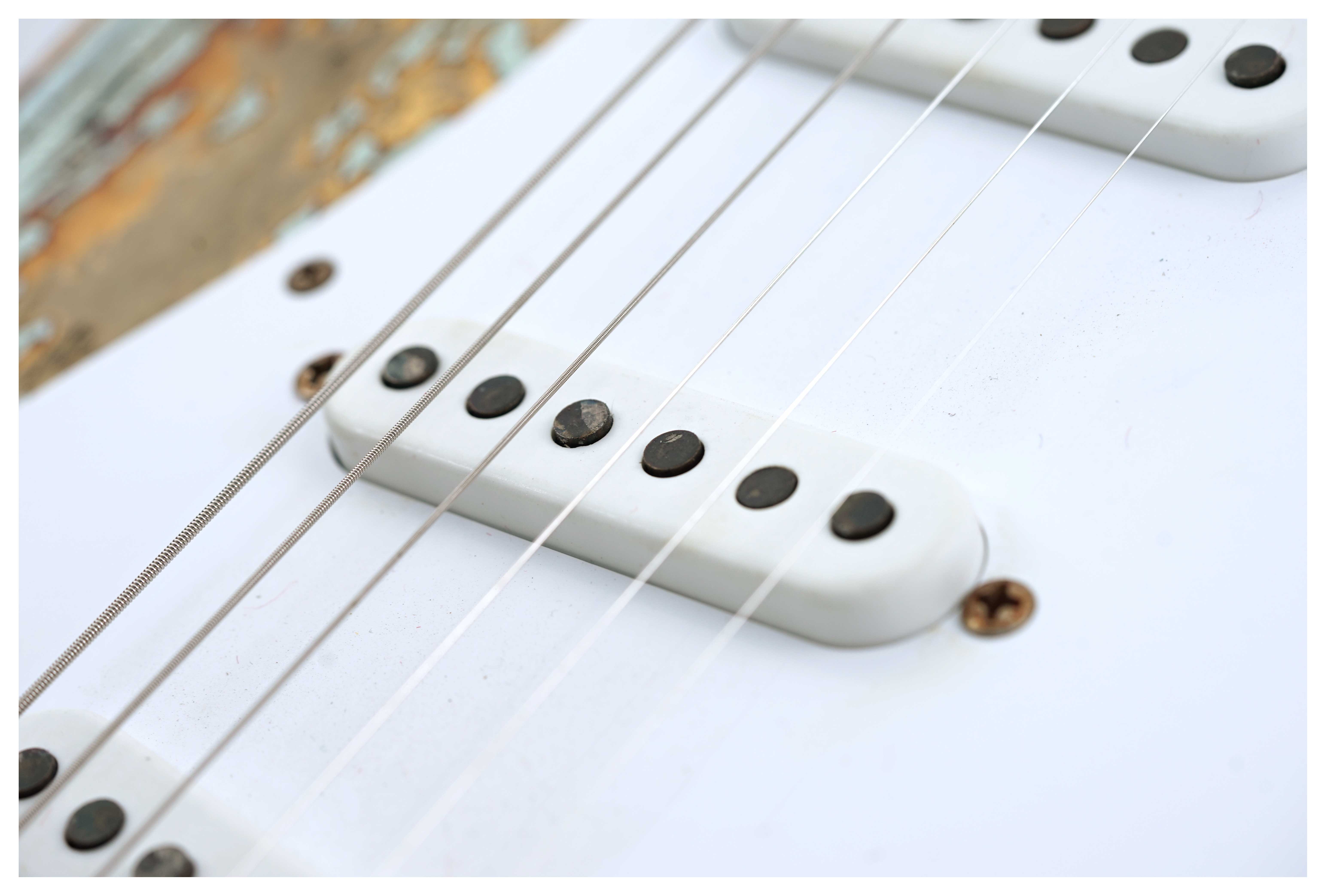 GUITARGUITAR Fender Custom Shop Limited Edition 1954 Stratocaster Heavy Relic Super Faded Aged Sonic Blue Over 2-Tone Sunburst #LXX0731