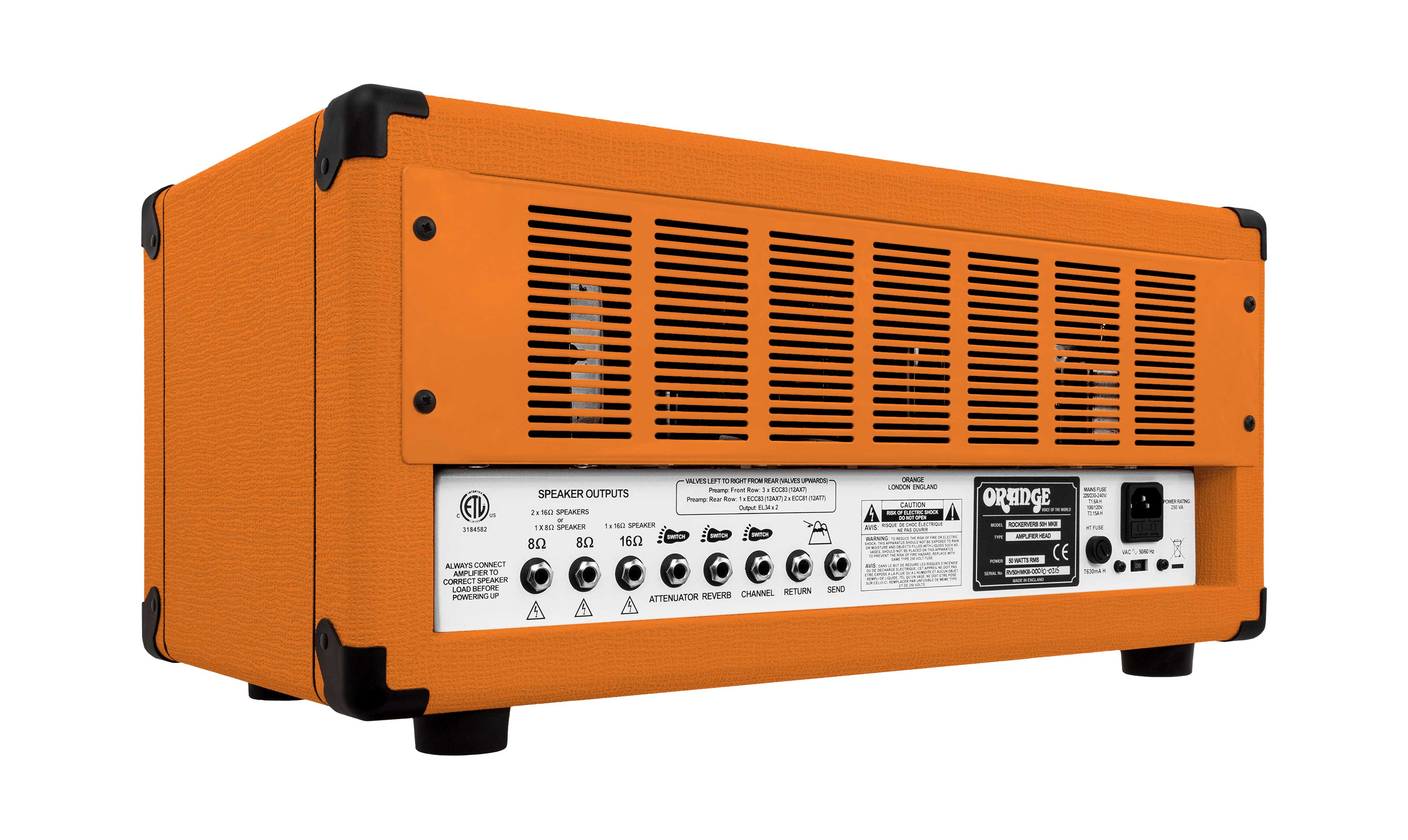 GUITARGUITAR Orange Rockerverb 50H MKIII Valve Amp Head