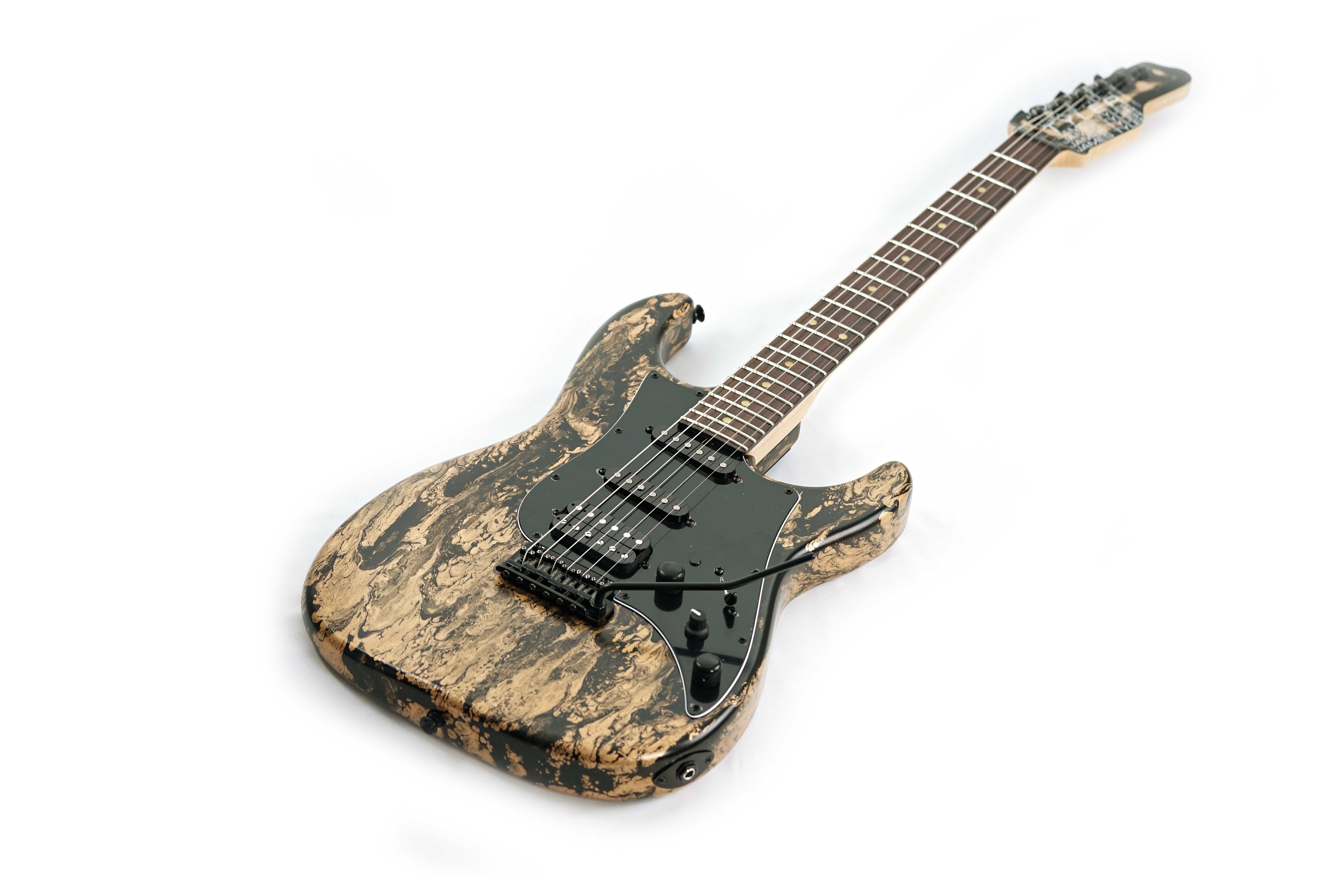 GUITARGUITAR Tyler USA Studio Elite HD Black Gold Shmear #1