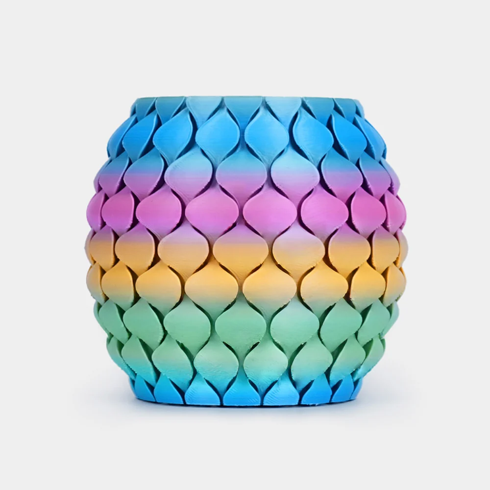 [MOQ: 3KG] PLA, SILK, PETG Rainbow Filament 3D Printer Filament 1KG