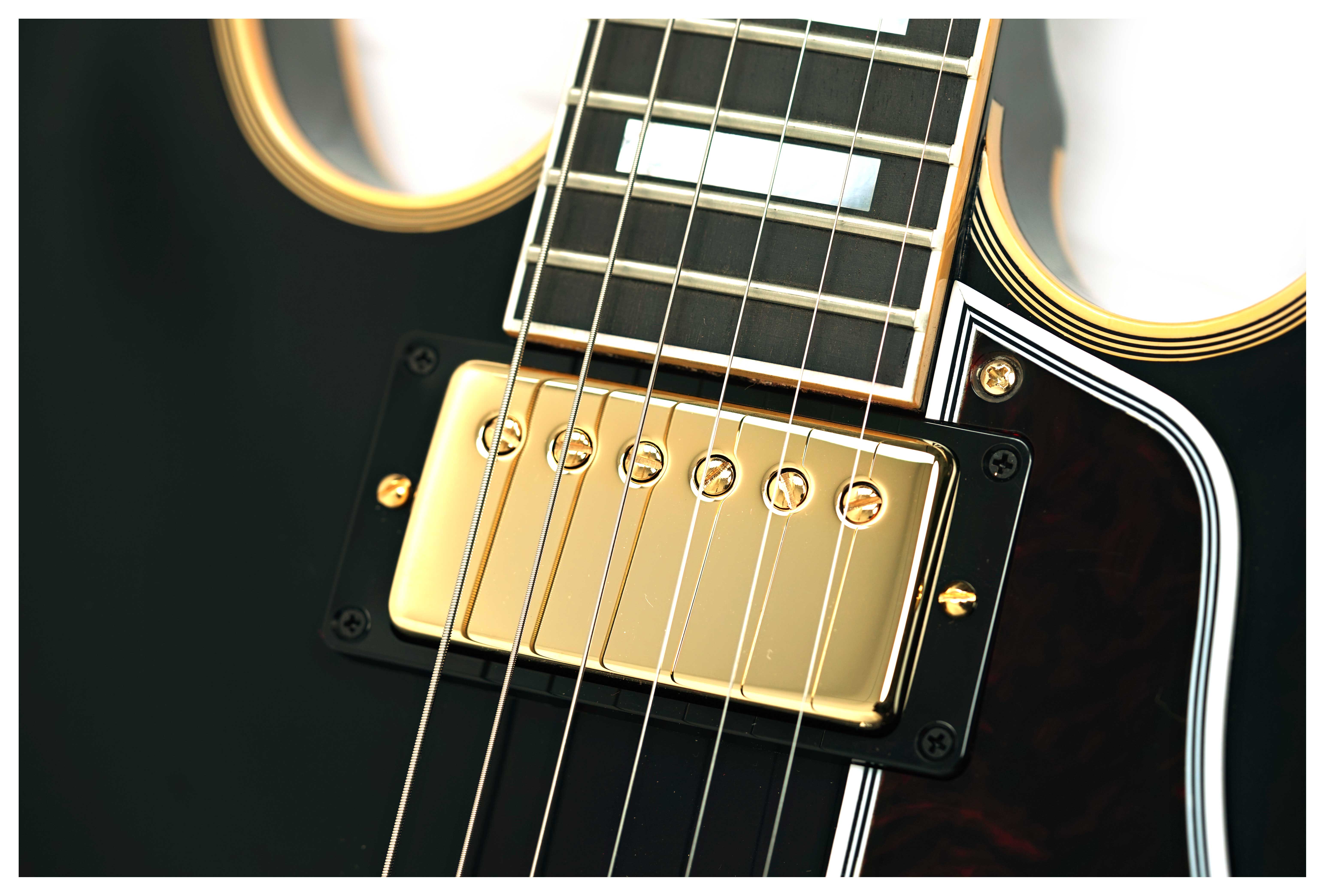 GUITARGUITAR Gibson Custom Shop 1959 ES-355 Reissue Stop Bar VOS Ebony #A950391