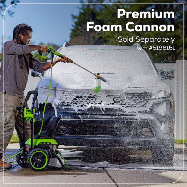 Greenworks 2200-PSI 14 Amp 1.2 GPM Electric Pressure Washer
