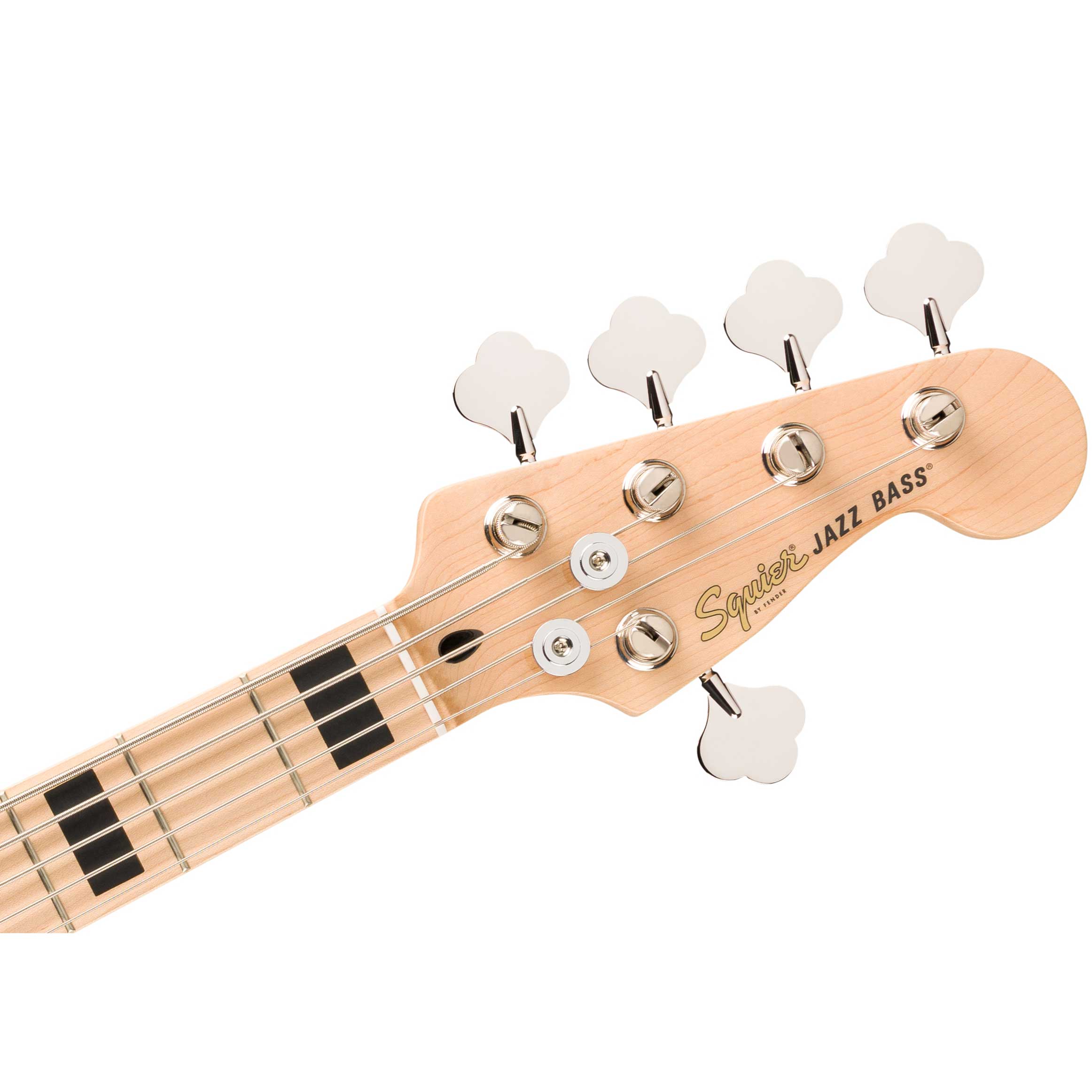 GUITARGUITAR Squier Affinity Series Active Jazz Bass V Black Pickguard Black Metallic Maple Fingerboard