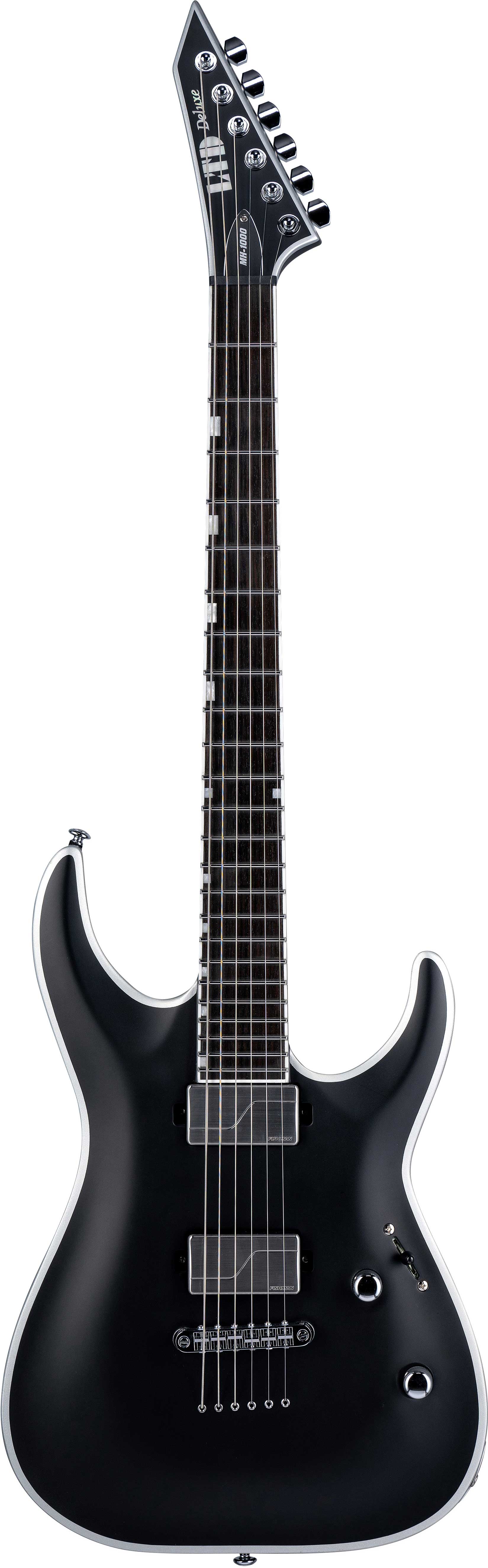 GUITARGUITAR ESP LTD MH-1000NT Bold Binding Black Satin