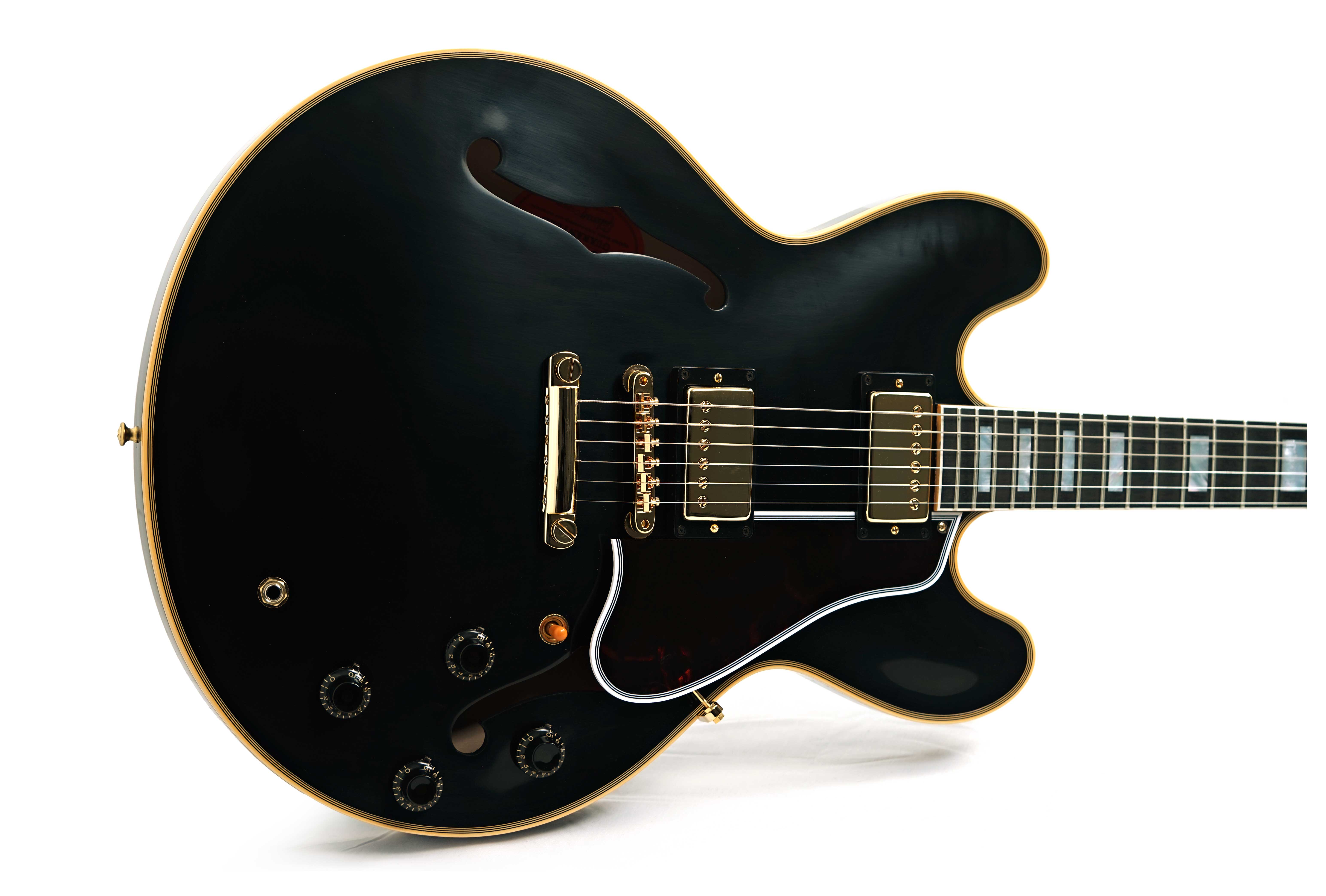 GUITARGUITAR Gibson Custom Shop 1959 ES-355 Reissue Stop Bar VOS Ebony #A950391