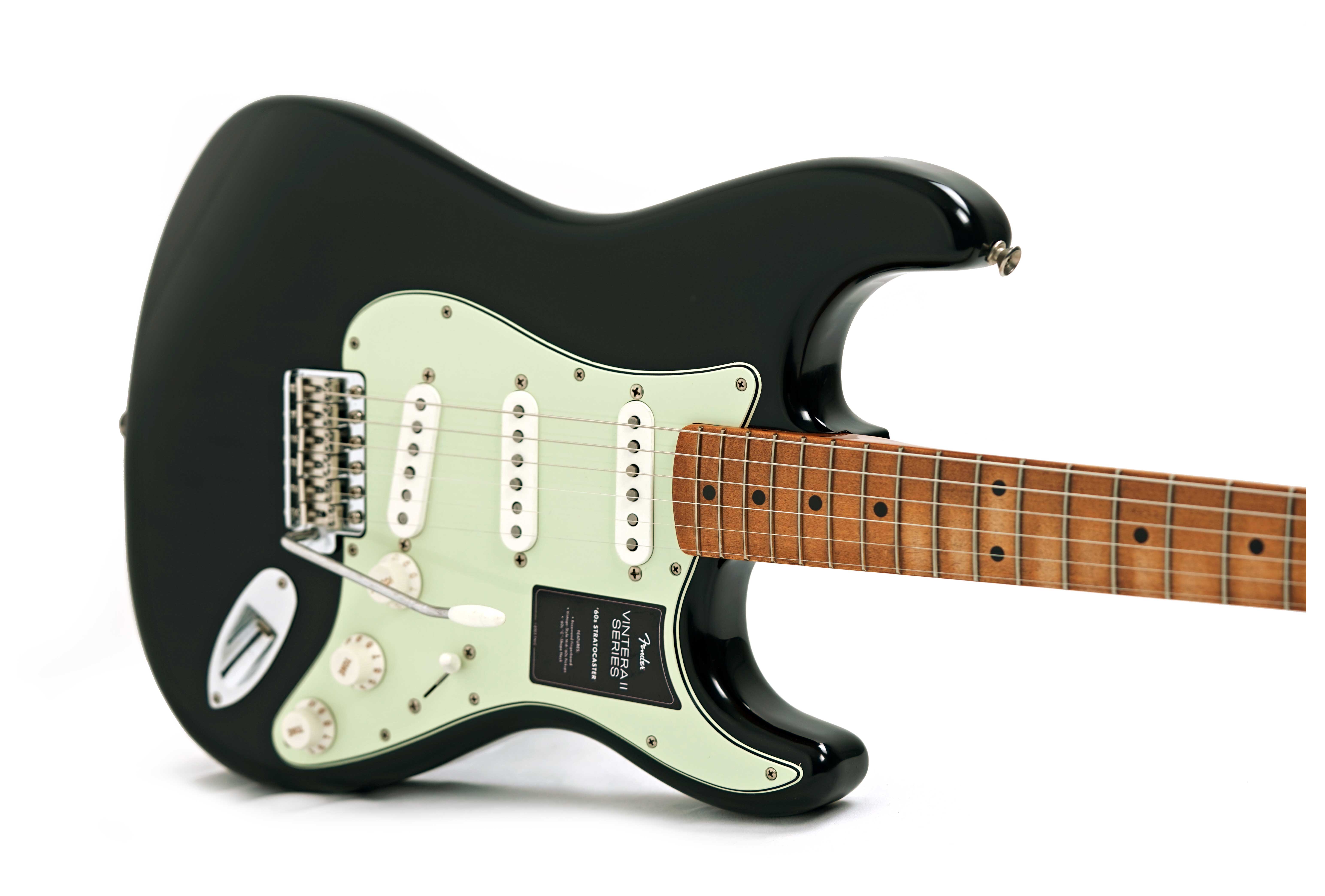 GUITARGUITAR Fender Limited Edition Vintera II Roadworn 60s Stratocaster Black Maple Fingerboard #MX25077956