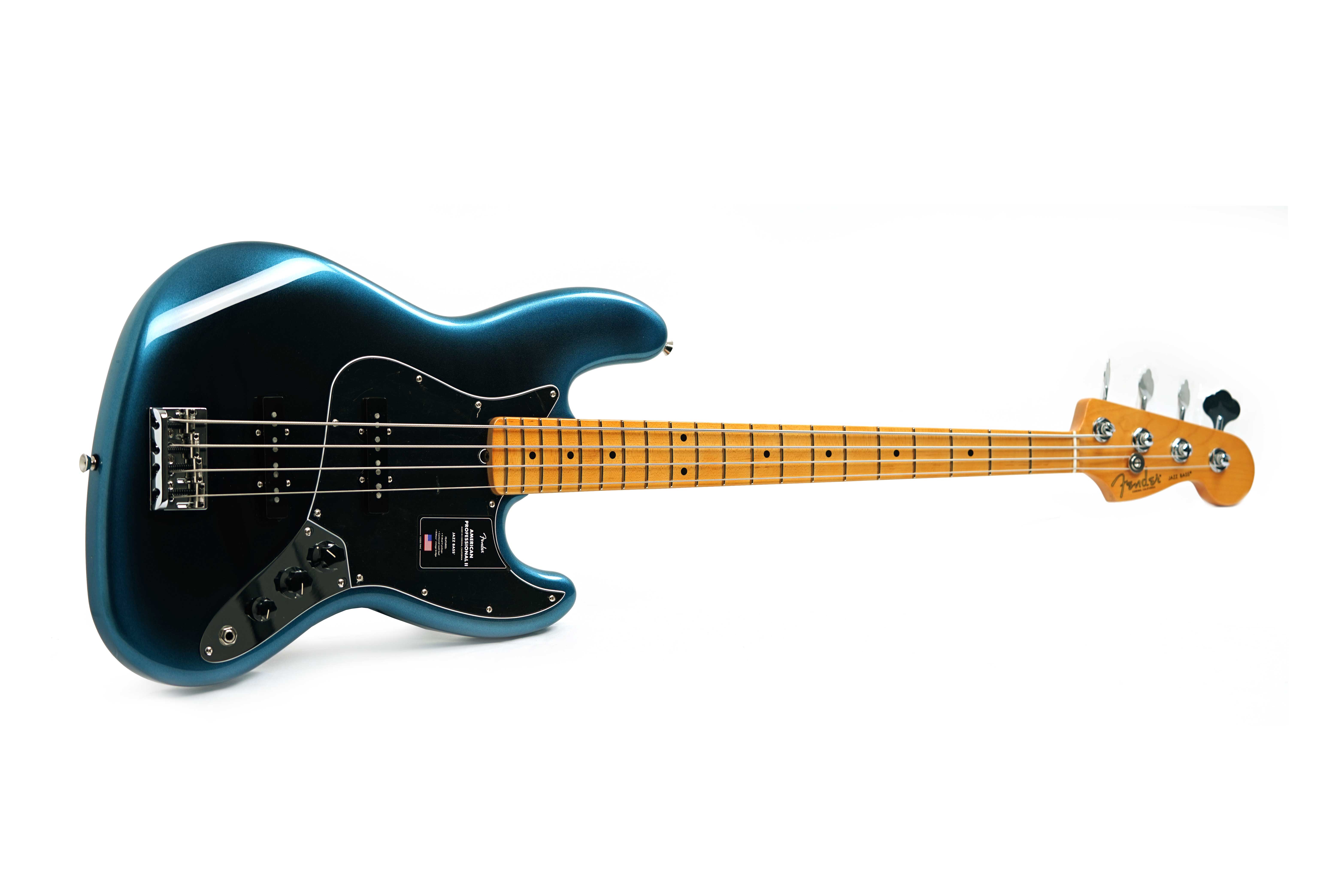 GUITARGUITAR Fender American Professional II Jazz Bass Dark Night Maple Fingerboard #US25038318