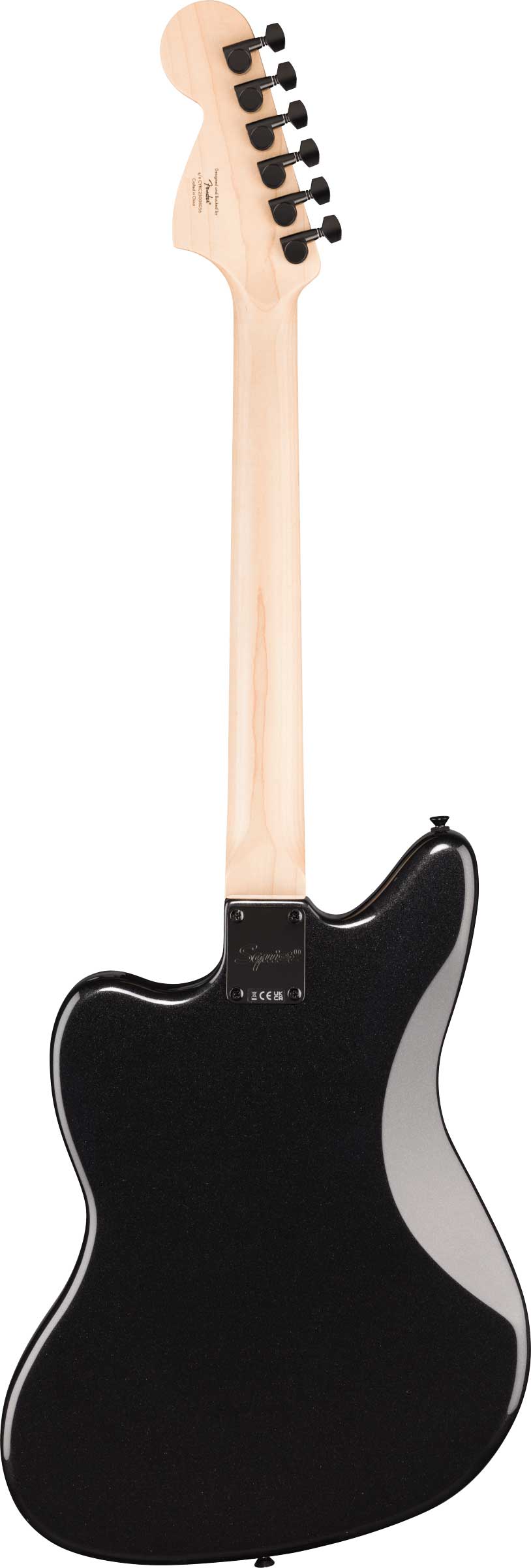 GUITARGUITAR Squier FSR Affinity Jaguar Metallic Black Indian Laurel Fingerboard