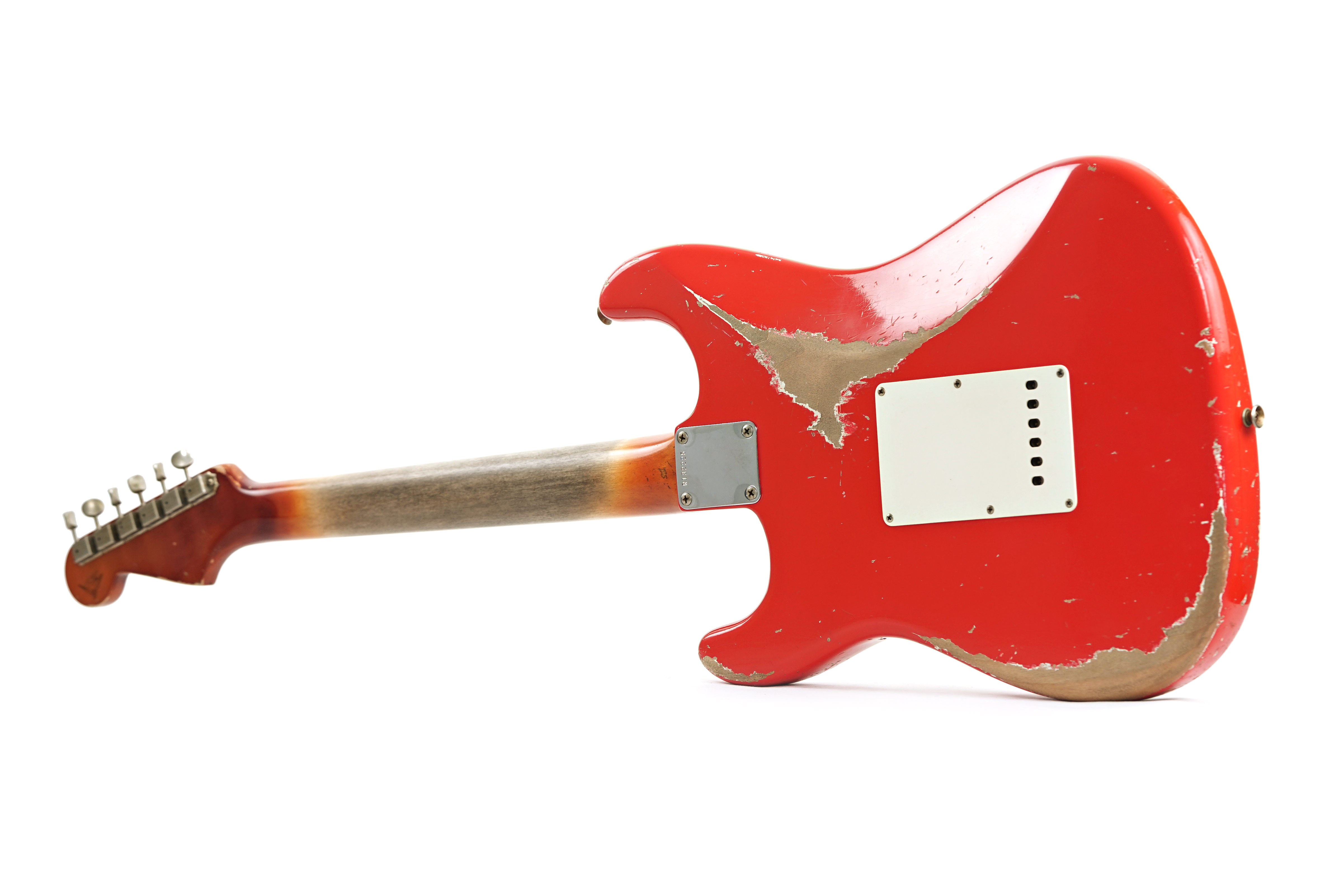 GUITARGUITAR Fender Custom Shop 61 Stratocaster Relic Fiesta Red Master Built by Levi Perry #R132225