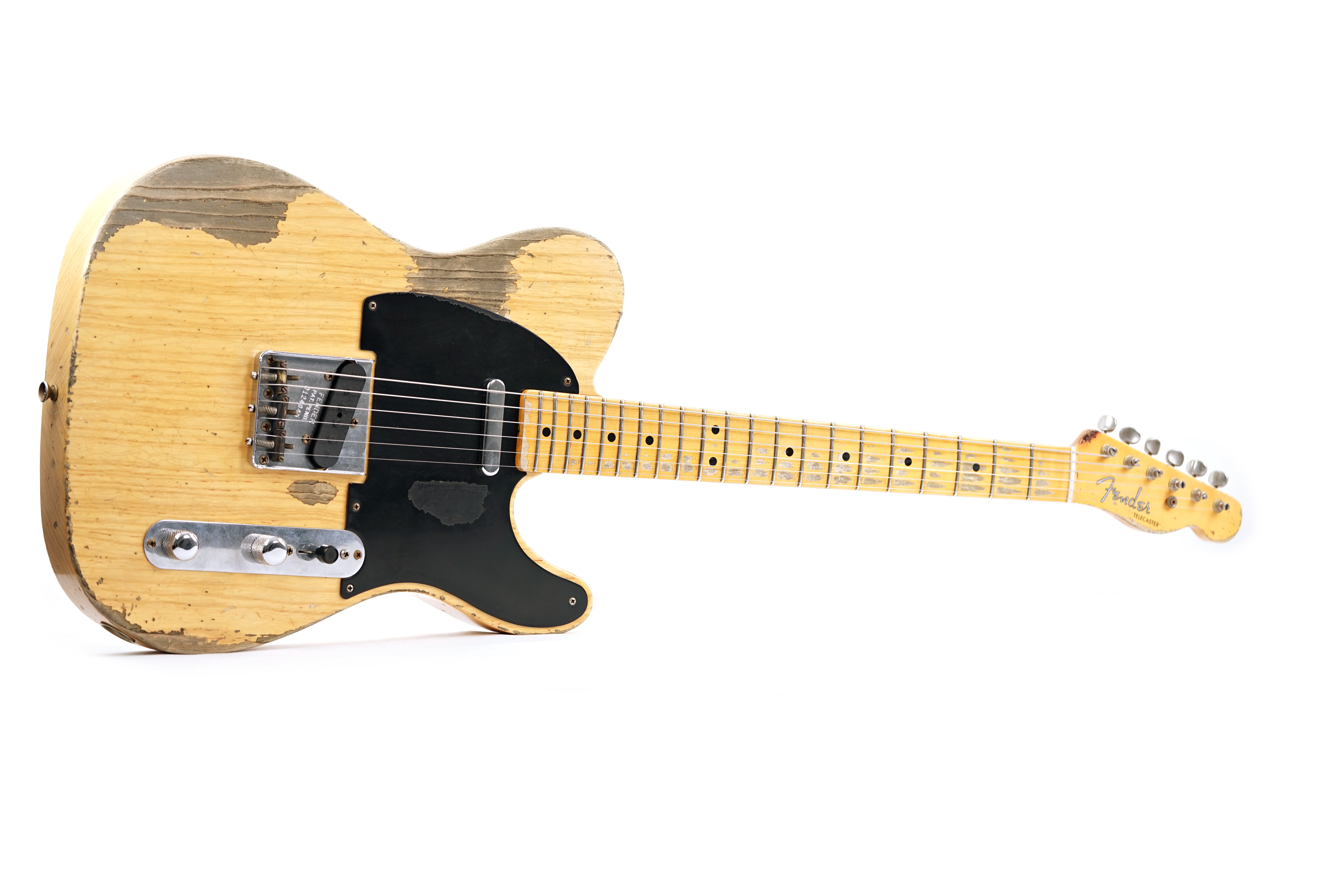 GUITARGUITAR Fender Custom Shop 52 Telecaster Heavy Relic Aged Natural Maple Fingerboard Master Built by Ron Thorn #R124045