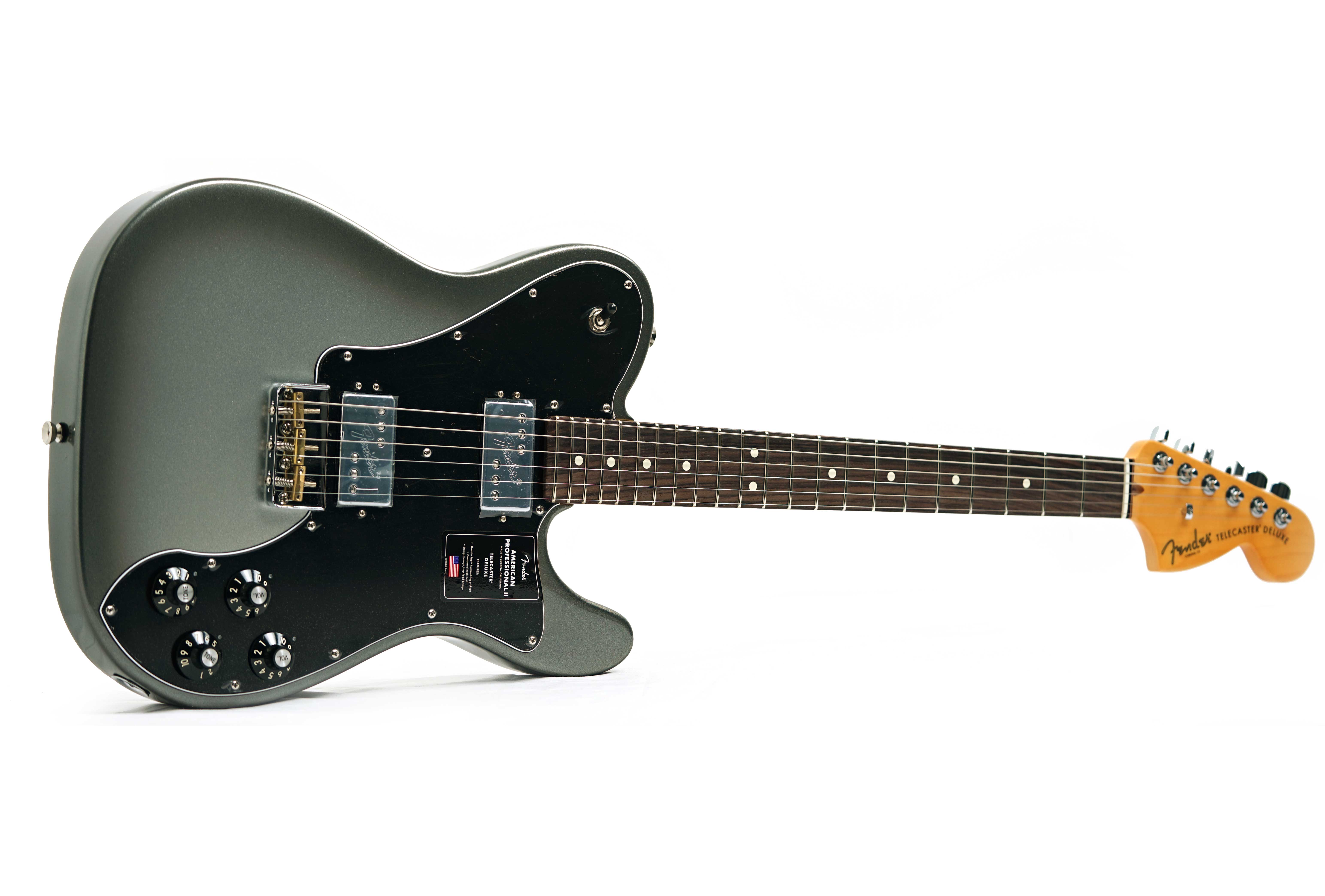 GUITARGUITAR Fender American Professional II Telecaster Deluxe Mercury Rosewood Fingerboard #US25021970