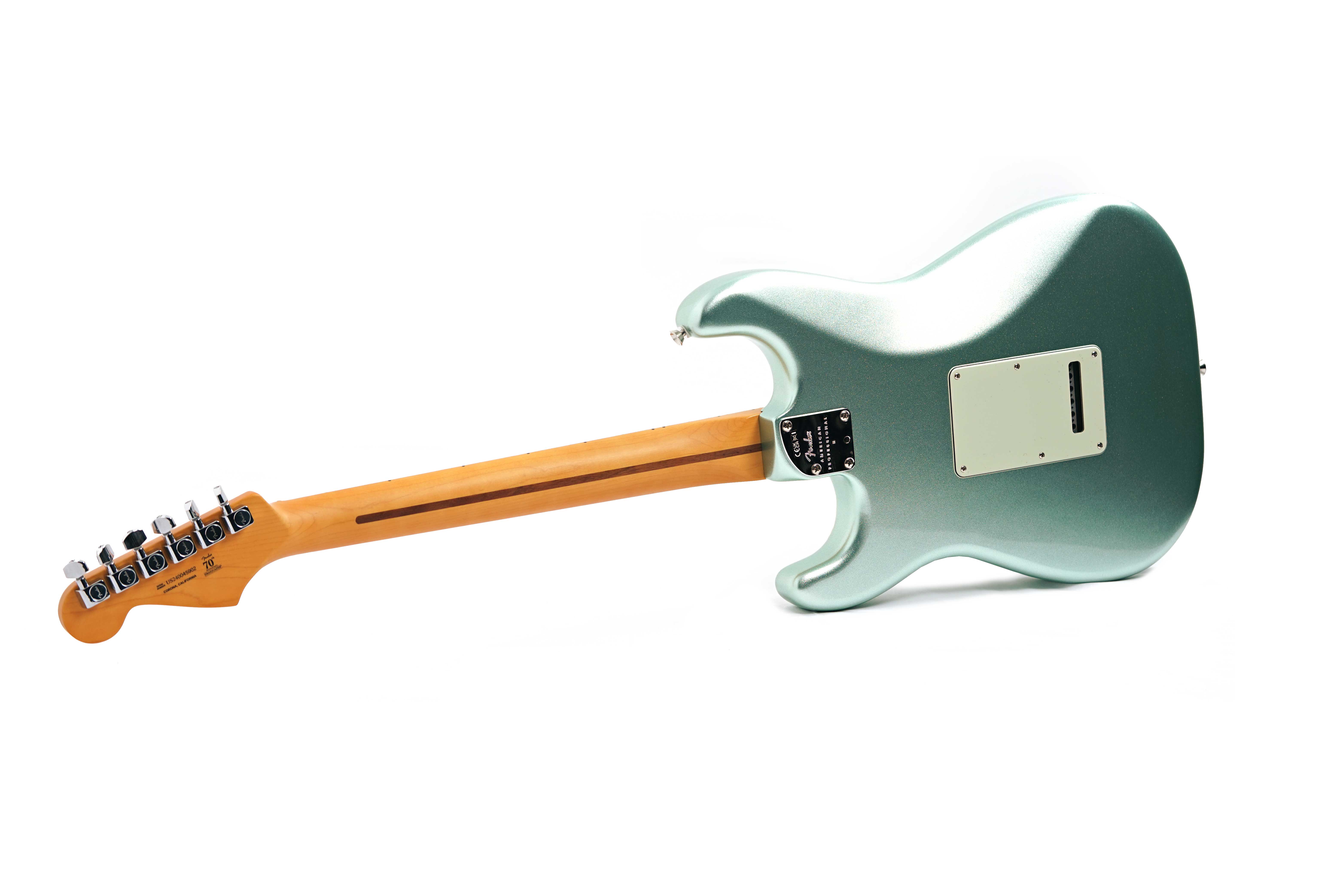 GUITARGUITAR Fender American Professional II Stratocaster HSS Mystic Surf Green Maple Fingerboard #US240045902