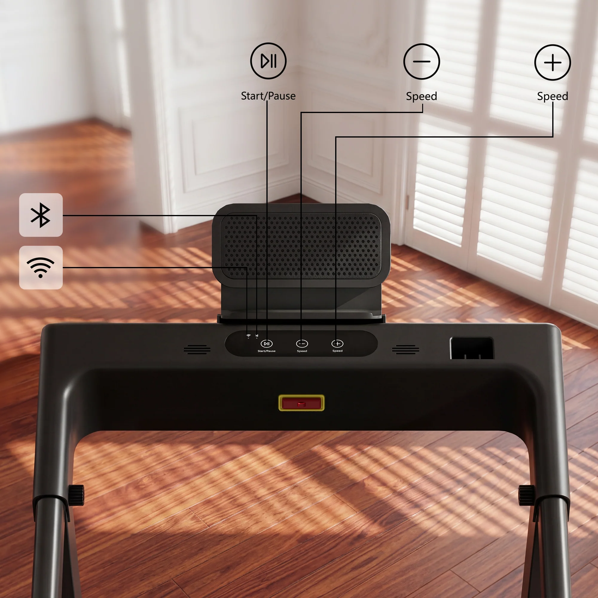 DeerRun A1 Pro Smart Foldable Treadmill with AI Coach