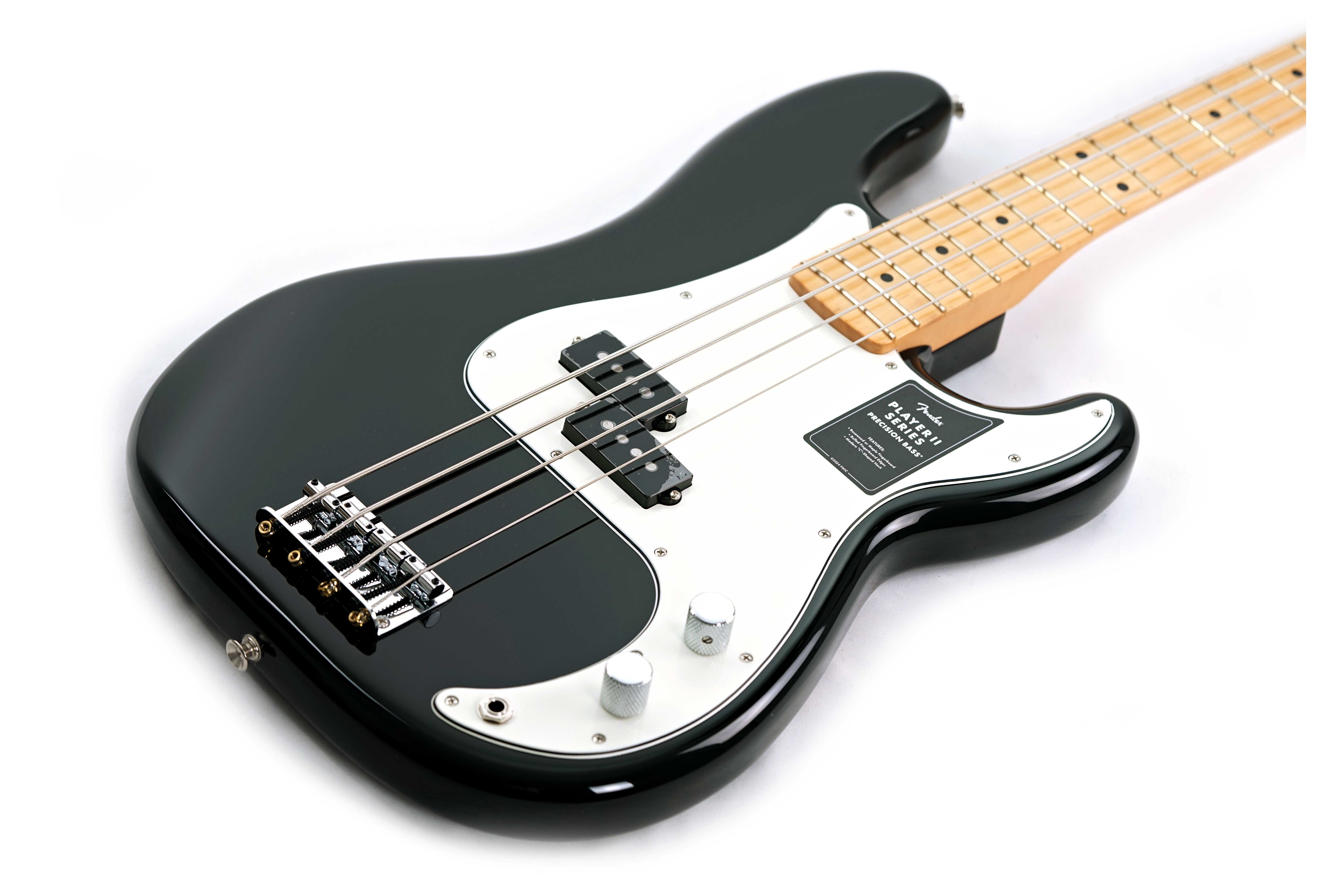 GUITARGUITAR Fender Player II Precision Bass Black Maple Fingerboard