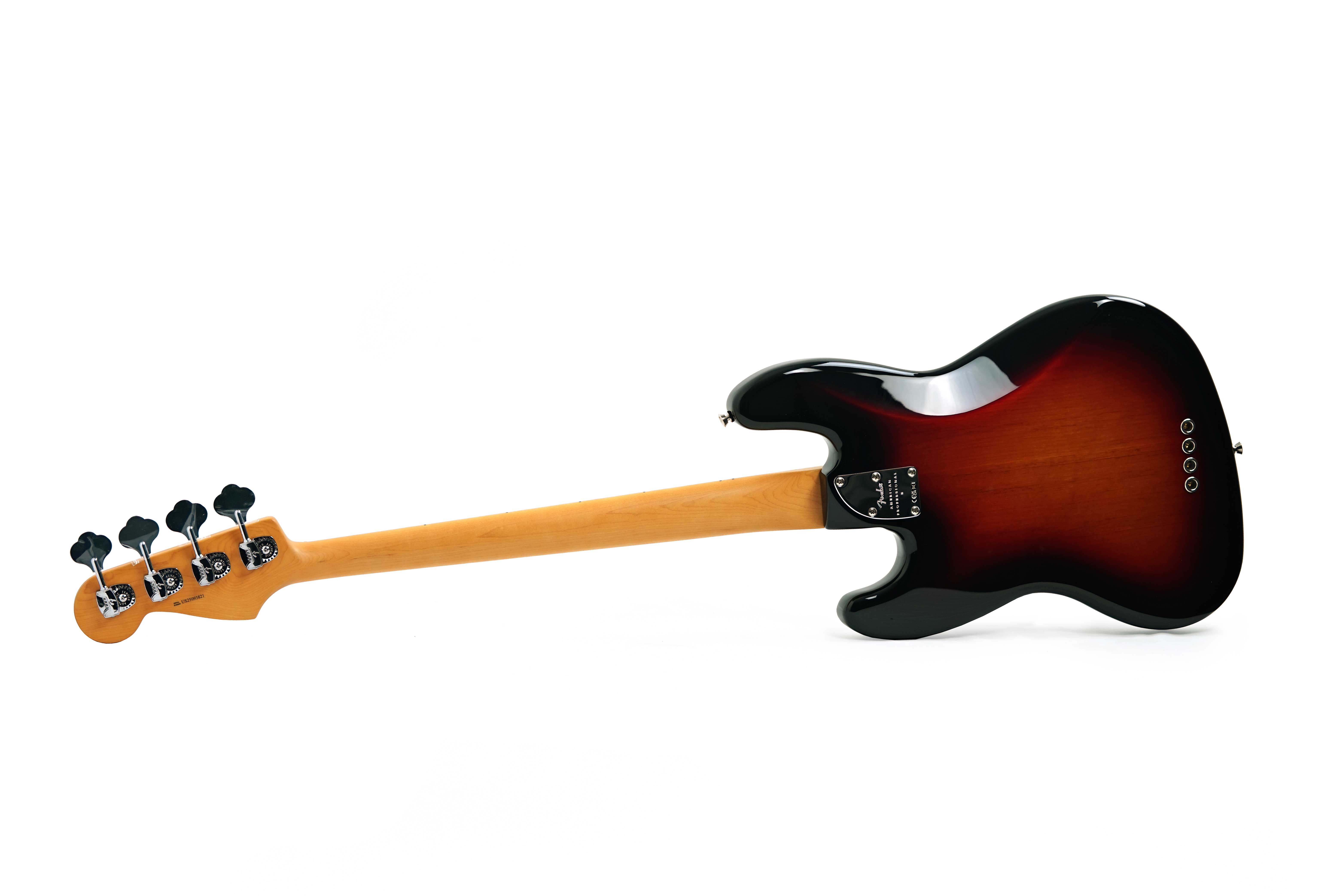 GUITARGUITAR Fender American Professional II Jazz Bass 3 Tone Sunburst Maple Fingerboard #US25093821