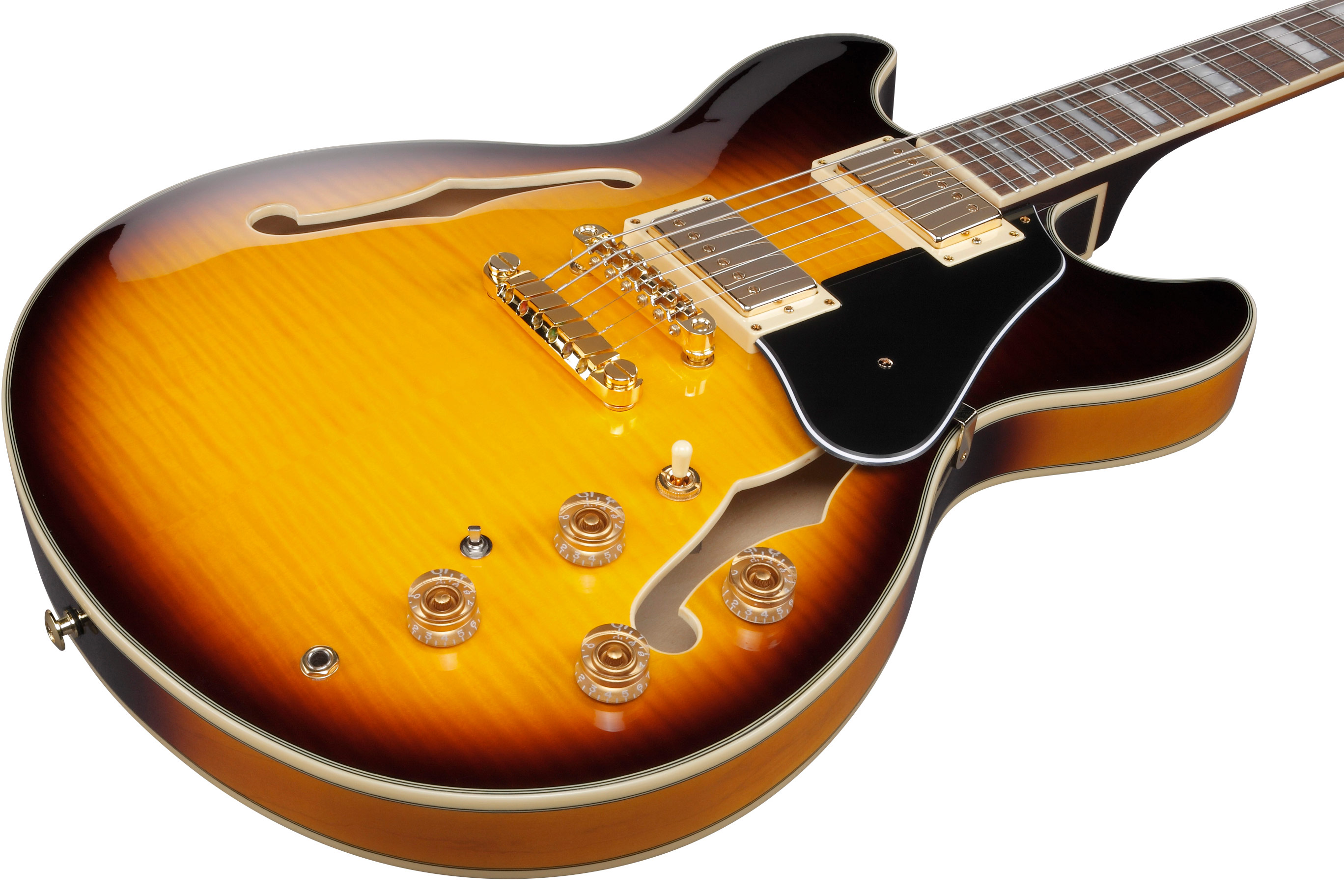 GUITARGUITAR Ibanez JSM10EM John Schofield Signature Two-Tone Burst