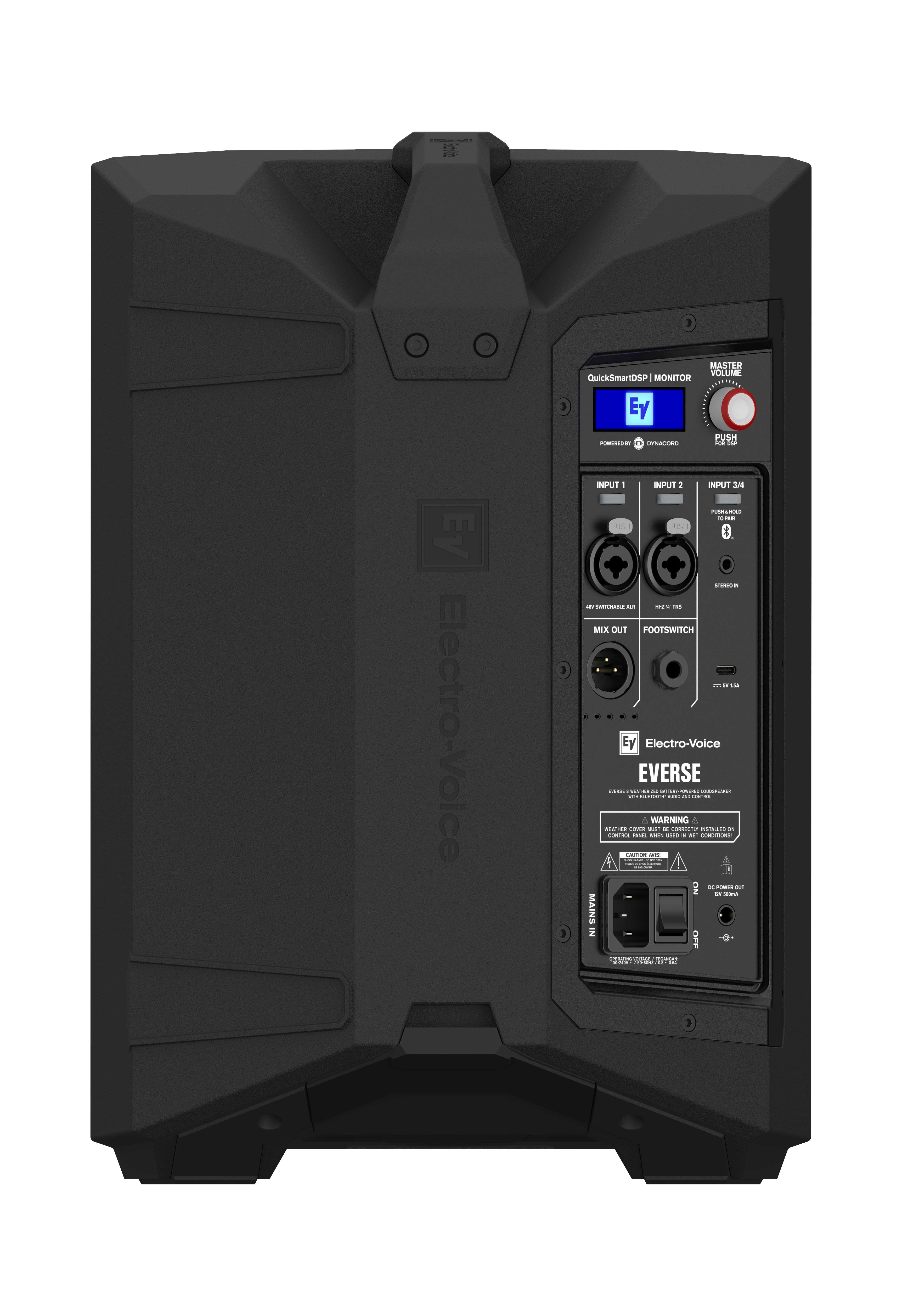 GUITARGUITAR Electro Voice Everse 8 Portable Speaker Black
