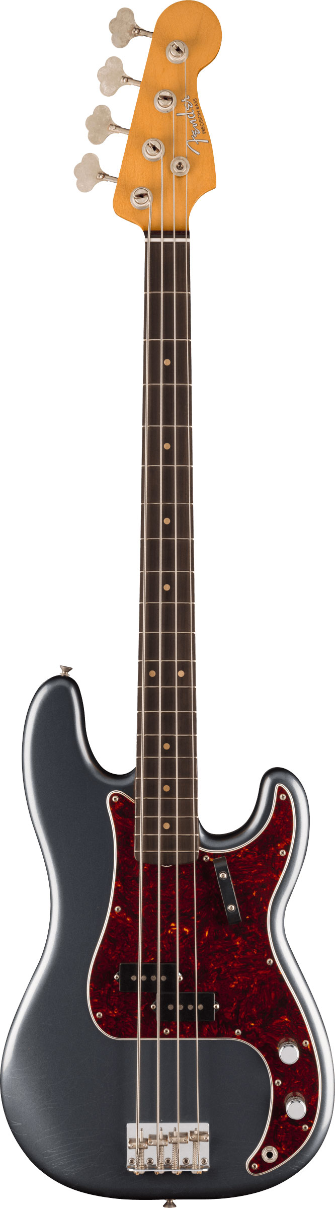 GUITARGUITAR Fender Limited Edition Vintera II Road Worn '60s Precision Bass Rosewood Fingerboard Charcoal Frost Metallic