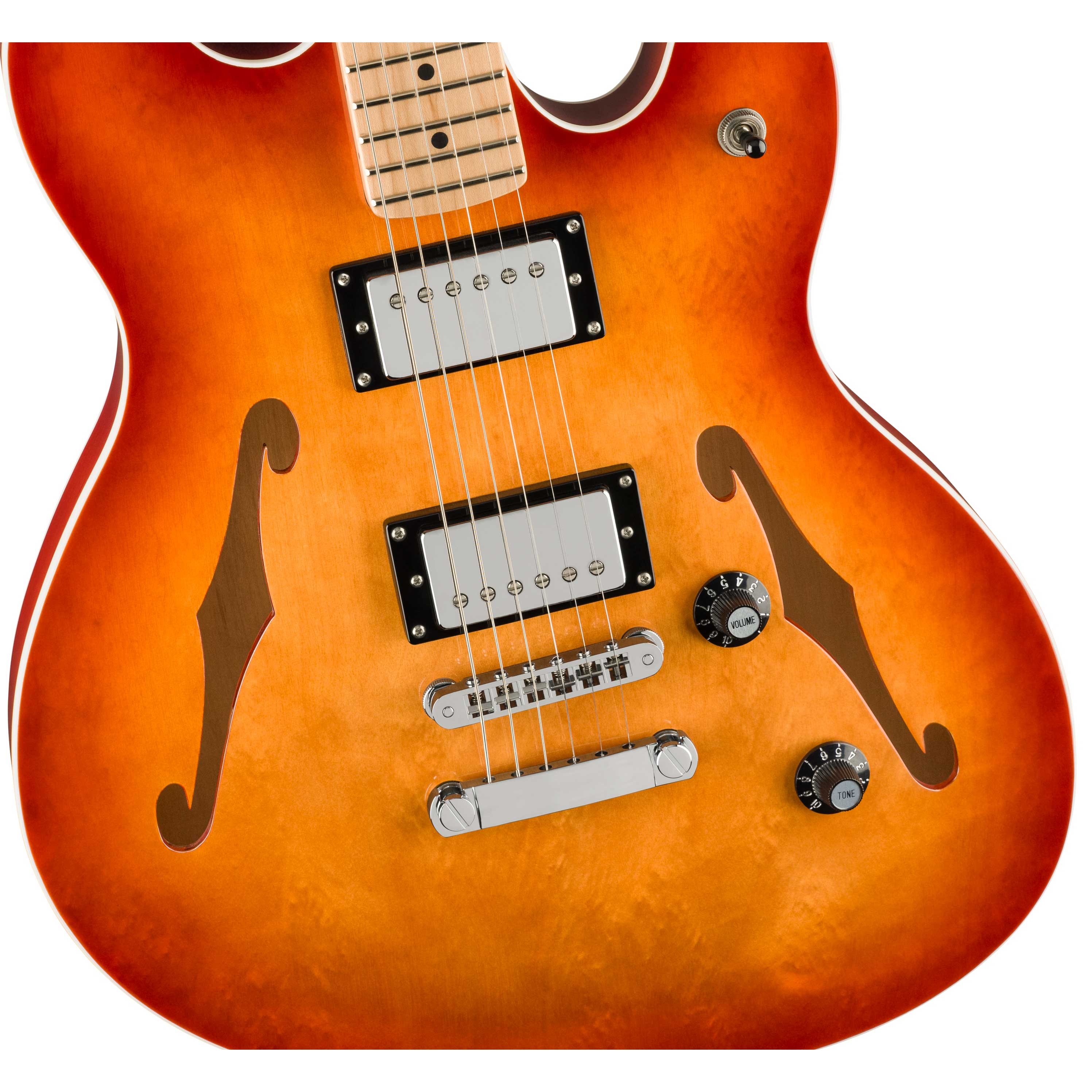 GUITARGUITAR Squier Affinity Series Starcaster Deluxe Sienna Sunburst Maple Fingerboard