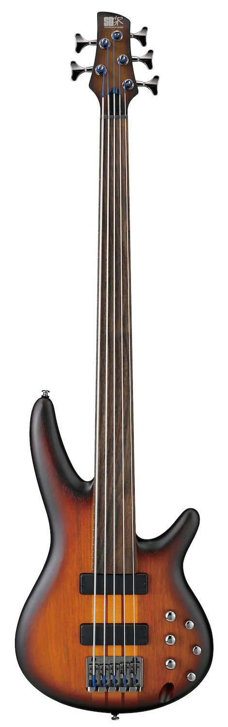 GUITARGUITAR Ibanez SRF705-BBF 5-String Fretless Brown Burst Flat