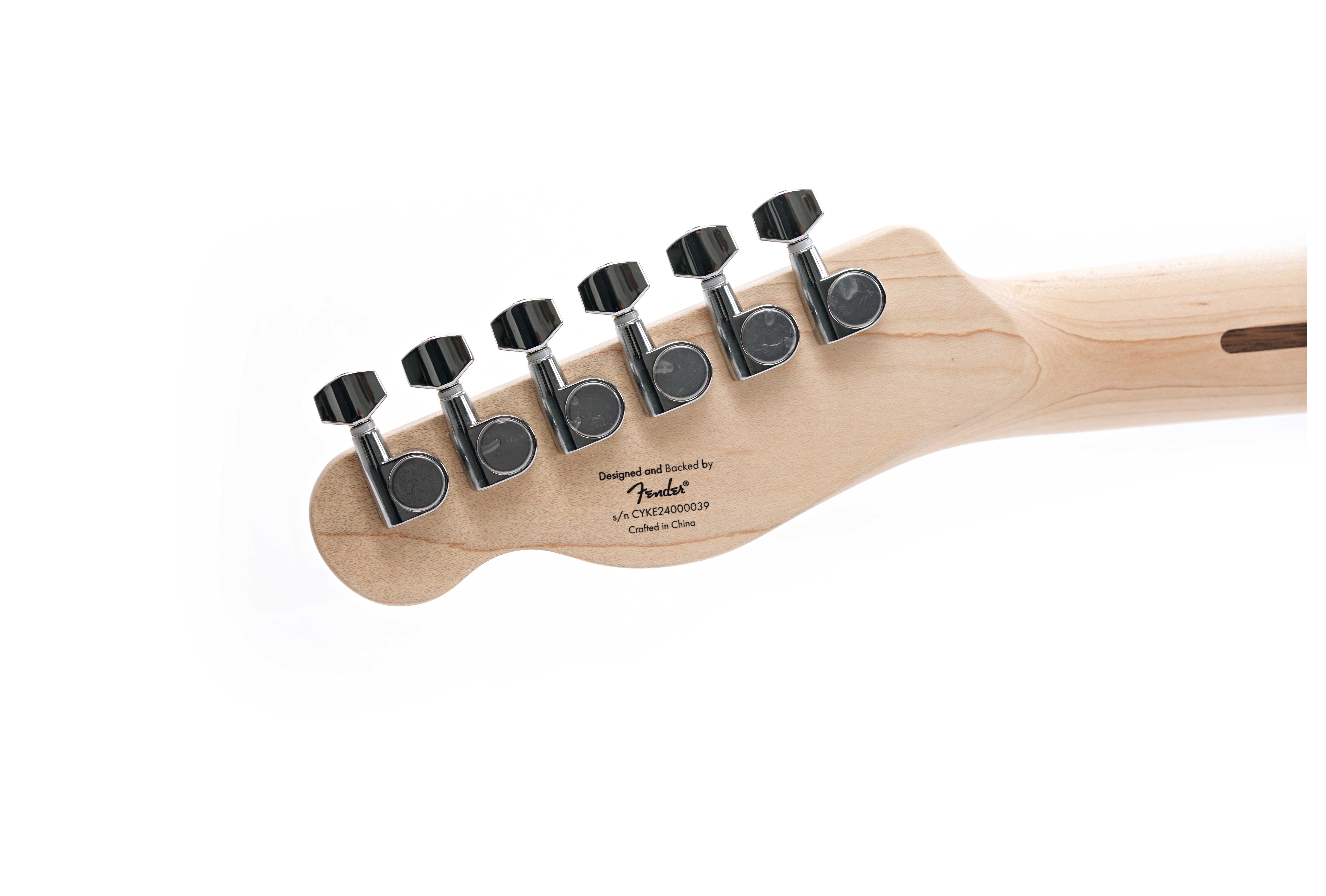 GUITARGUITAR Squier Affinity Series Telecaster FMT SH Black Pickguard Mocha Maple Fingerboard