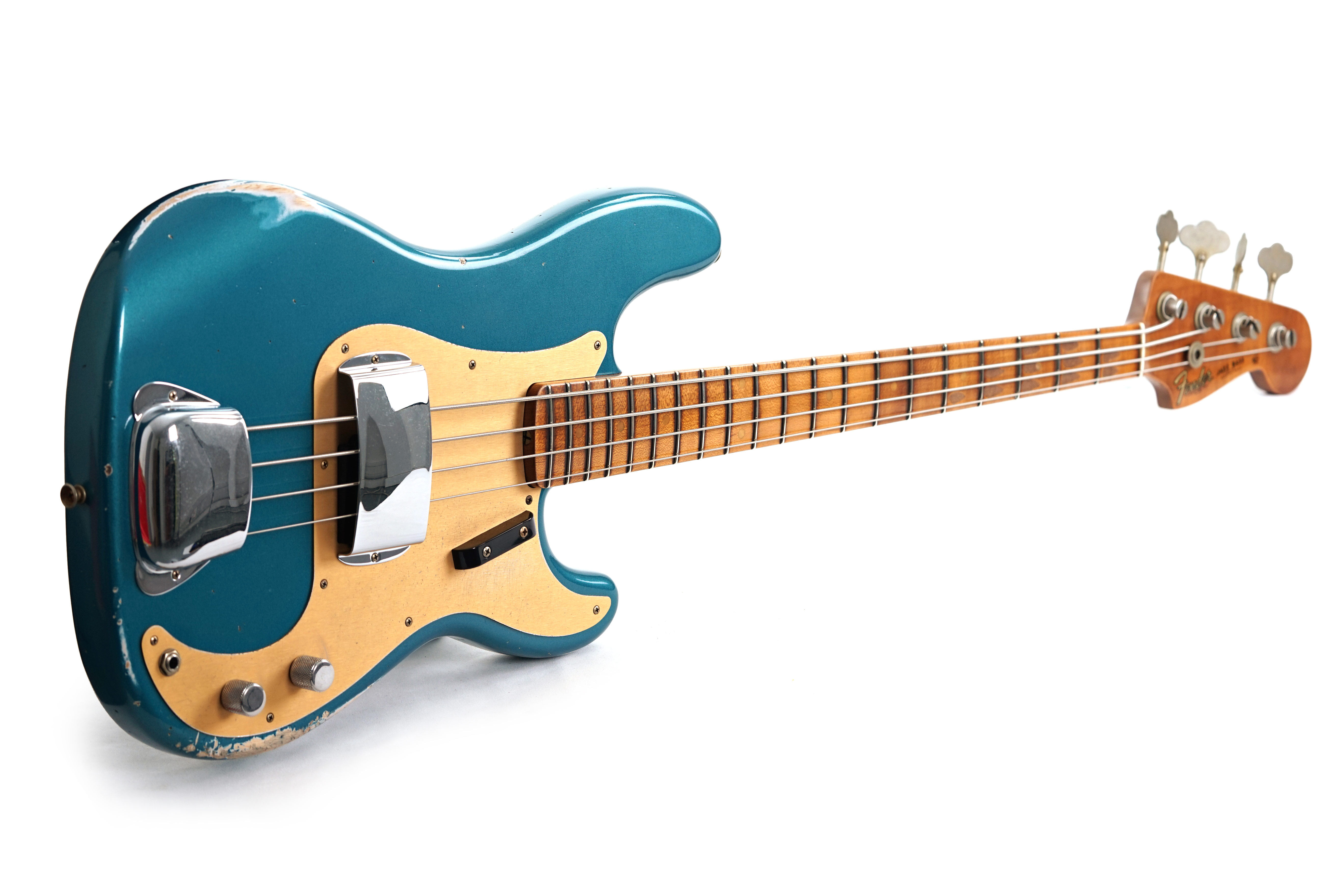 GUITARGUITAR Fender Custom Shop Precision Jazz Collection Bass Relic Ocean Turquoise #R143624