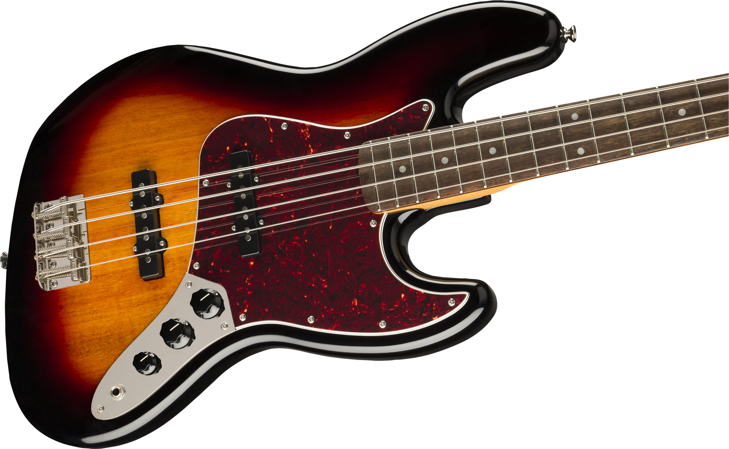 GUITARGUITAR Squier Classic Vibe 60s Jazz Bass 3 Tone Sunburst Indian Laurel Fingerboard