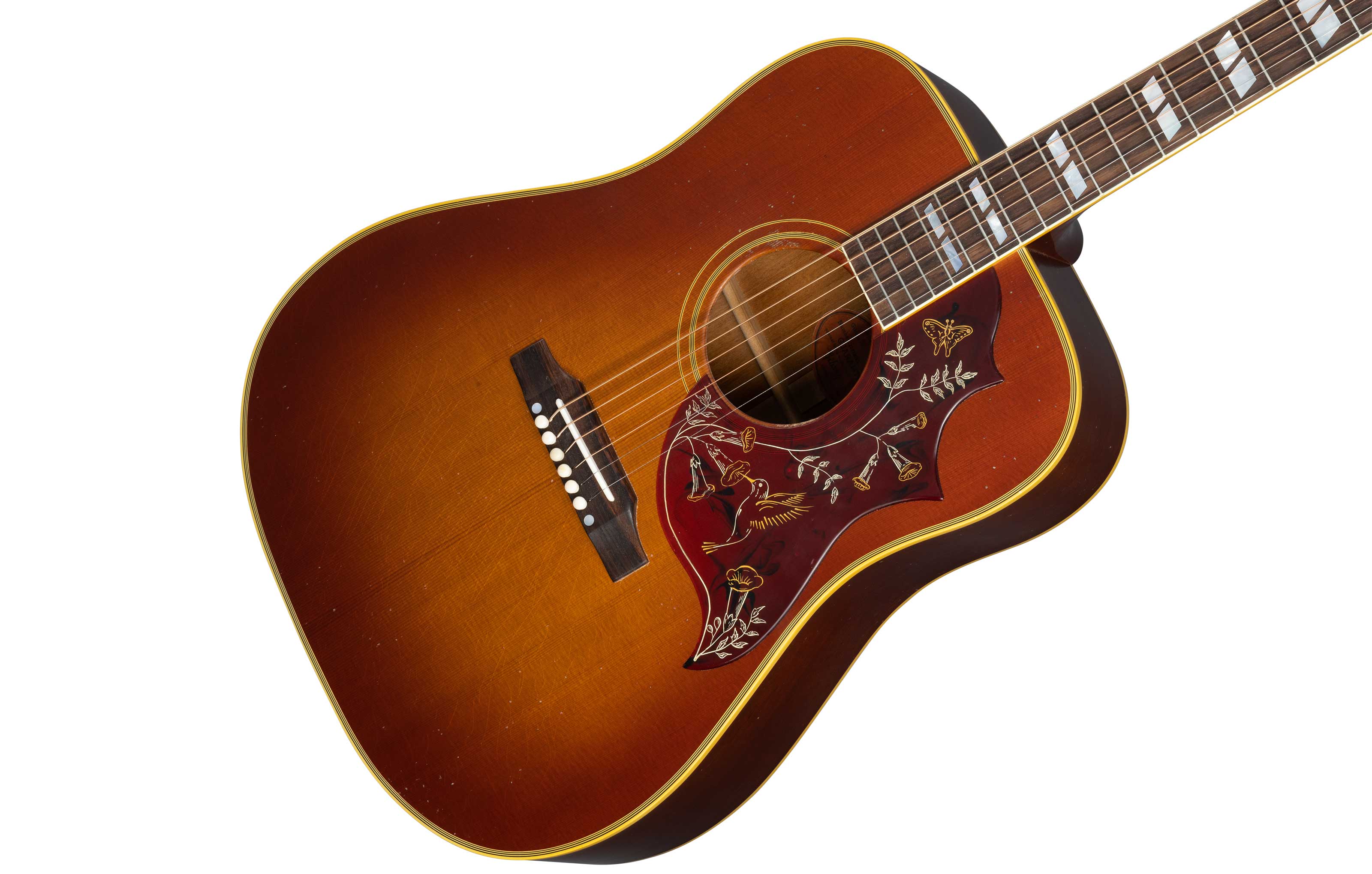 GUITARGUITAR Gibson 1960 Hummingbird Murphy Lab Light Aged Heritage Cherry Sunburst