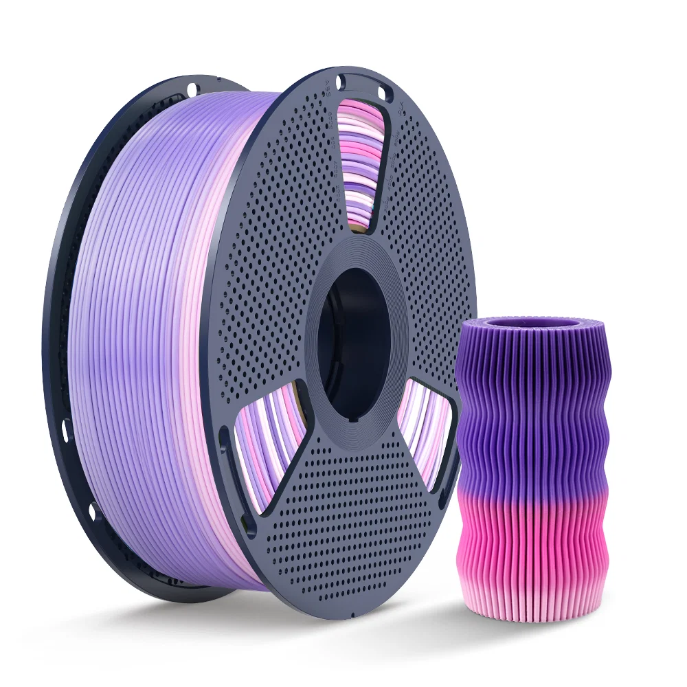 [MOQ: 3KG] PLA, SILK, PETG Rainbow Filament 3D Printer Filament 1KG