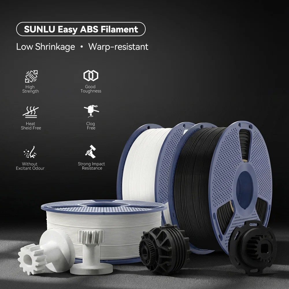 E ABS(Easy ABS) 3D Printer Filament 1KG(p.s.: For New Refill Spool is 0.9kg)