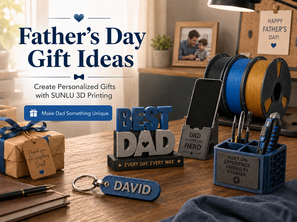 Father's Day 3D Printed Gifts for Dad: Personalized Ideas with SUNLU