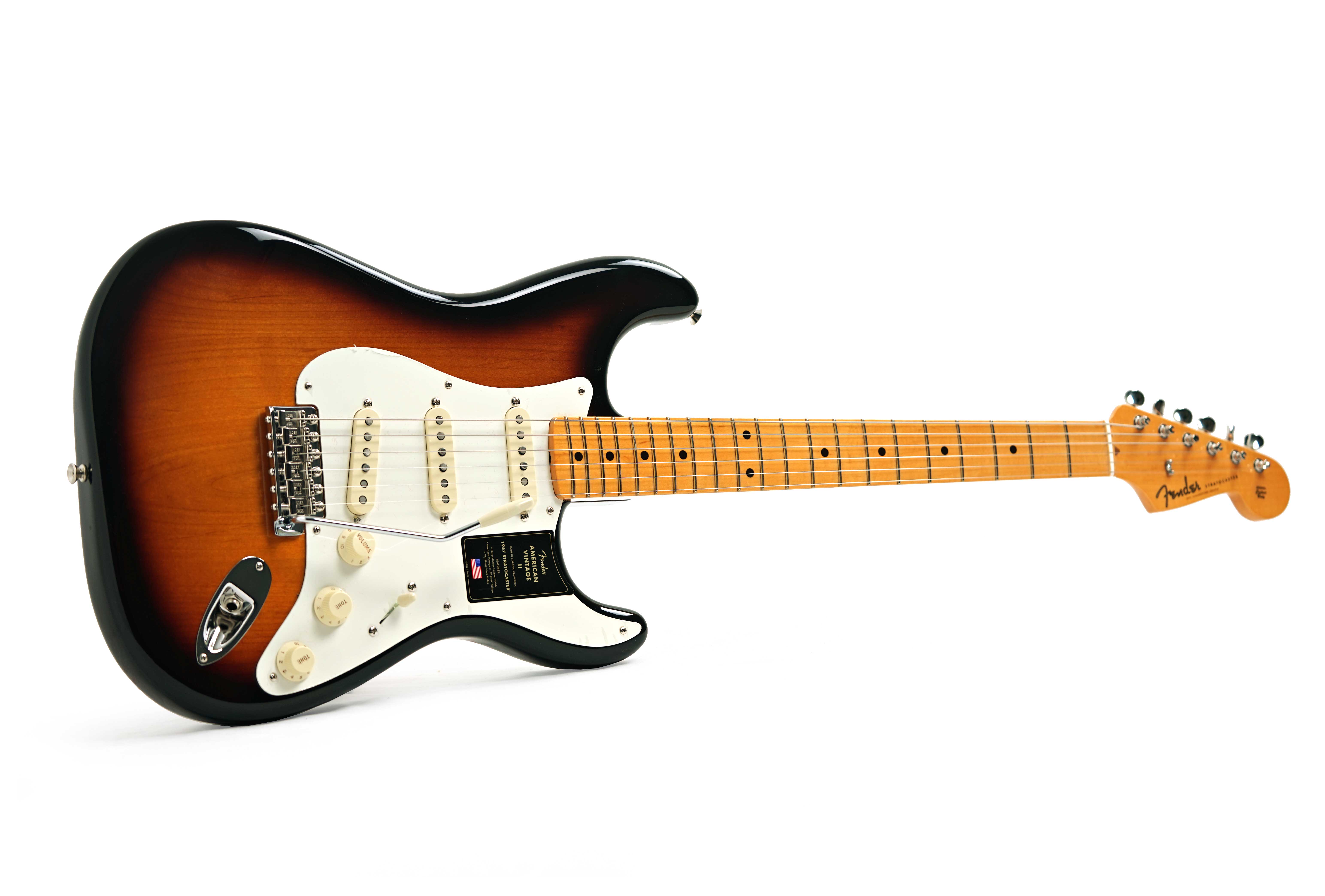 GUITARGUITAR Fender American Vintage II 1957 Stratocaster Maple Fingerboard 2 Colour Sunburst #V2551703