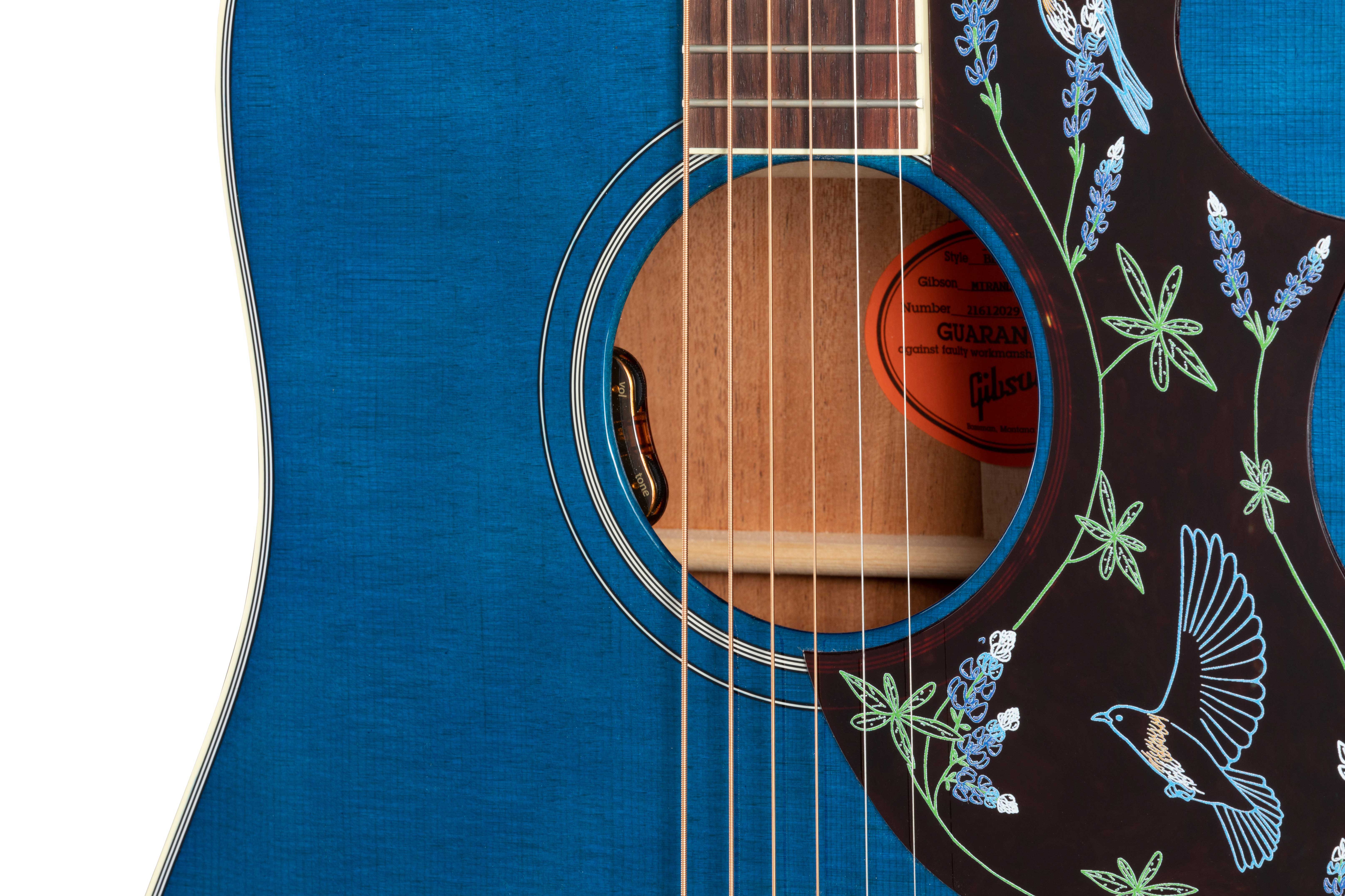 GUITARGUITAR Gibson Miranda Lambert Bluebird Bluebonnet