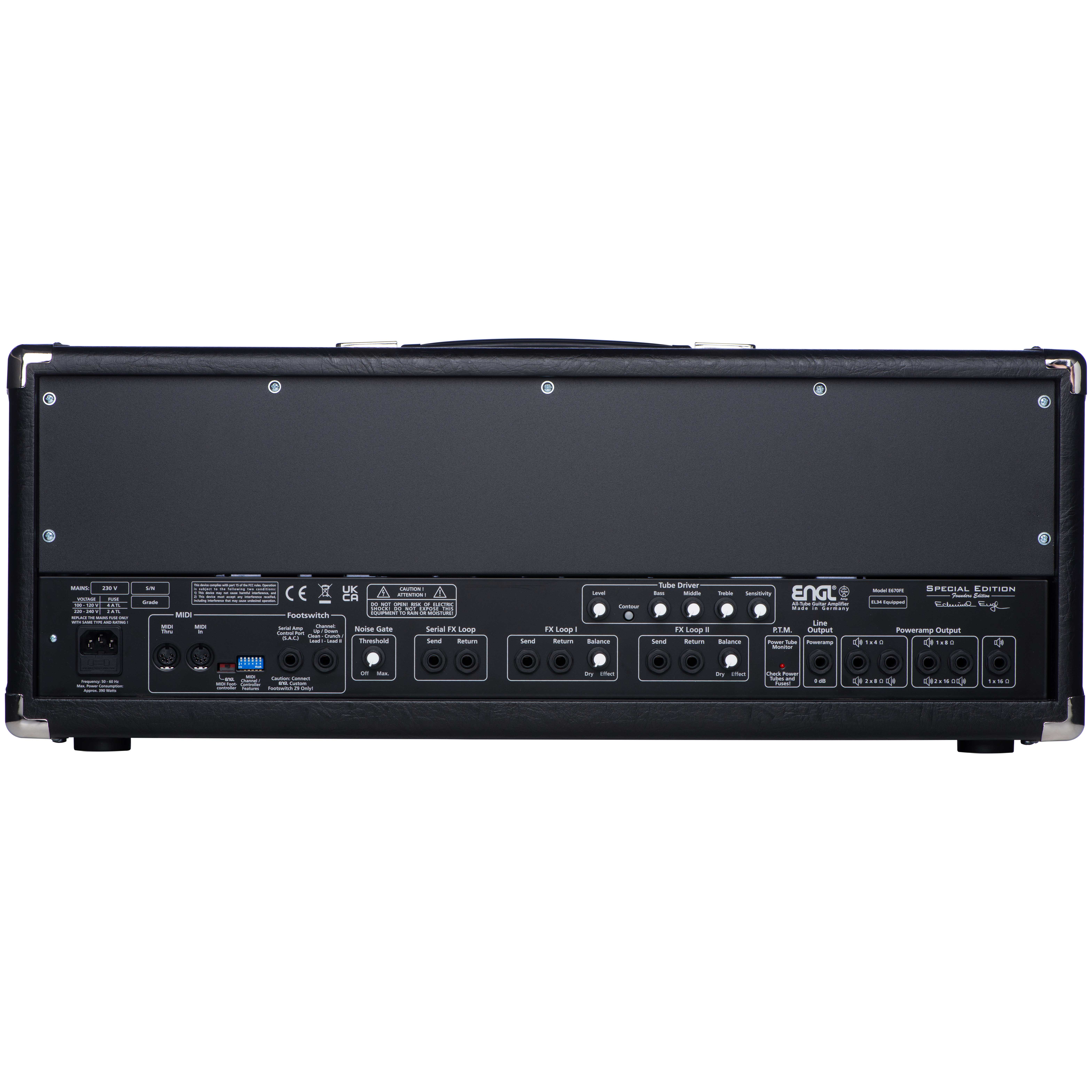 GUITARGUITAR Engl E670FE Founders Edition 6L6 100W Valve Amp Head