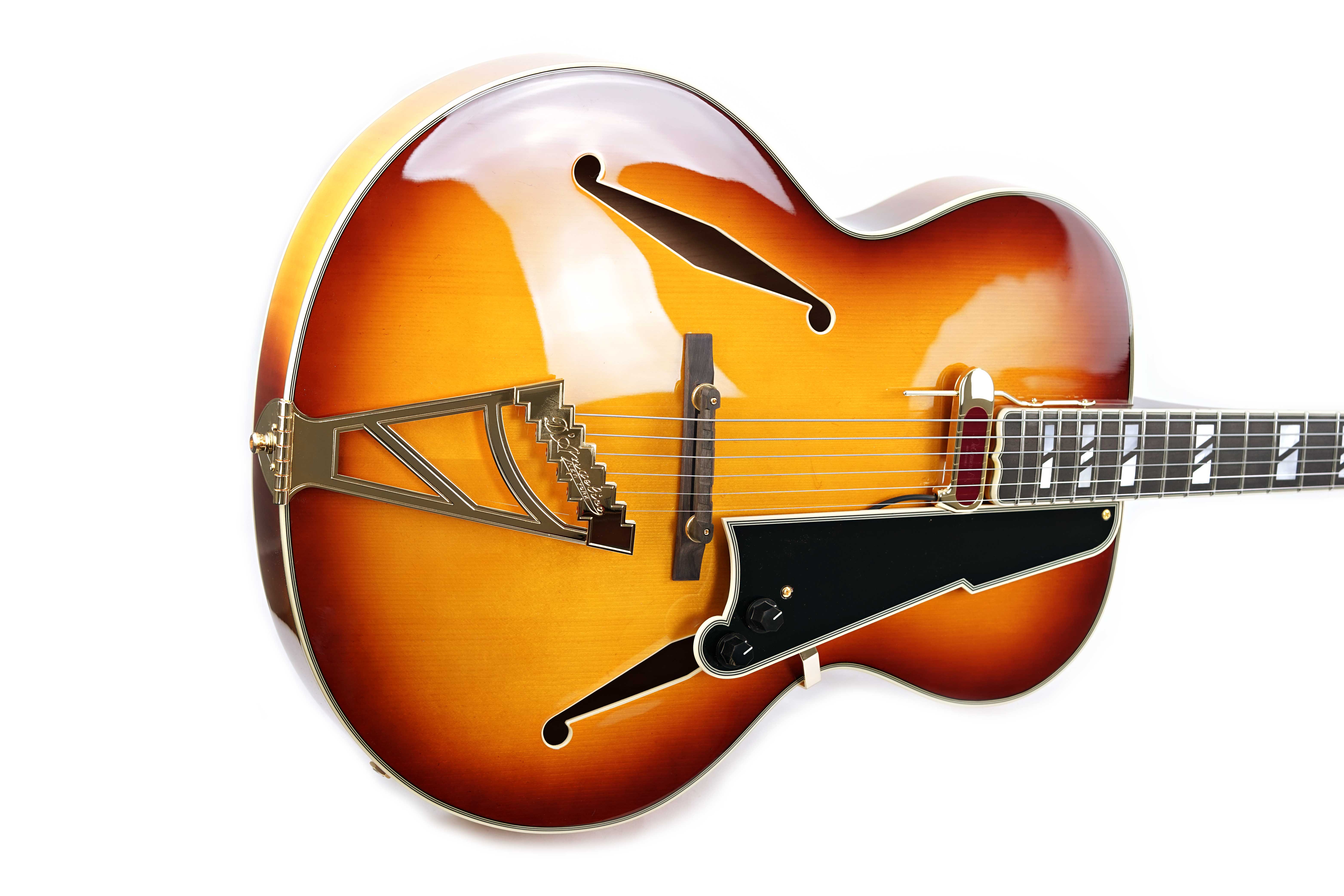 GUITARGUITAR D'Angelico Excel Style B Archtop Hollow Body Dark Iced Tea Burst
