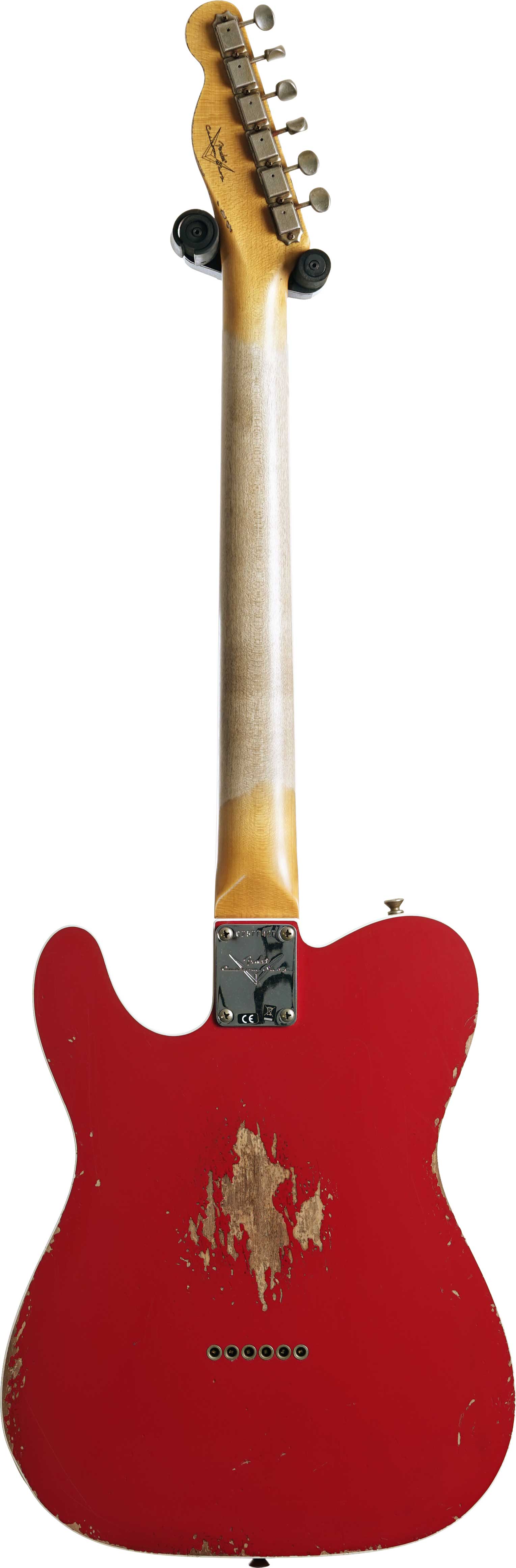 GUITARGUITAR Fender Custom Shop 1965 Telecaster Custom Heavy Relic Dakota Red Maple Fingerboard